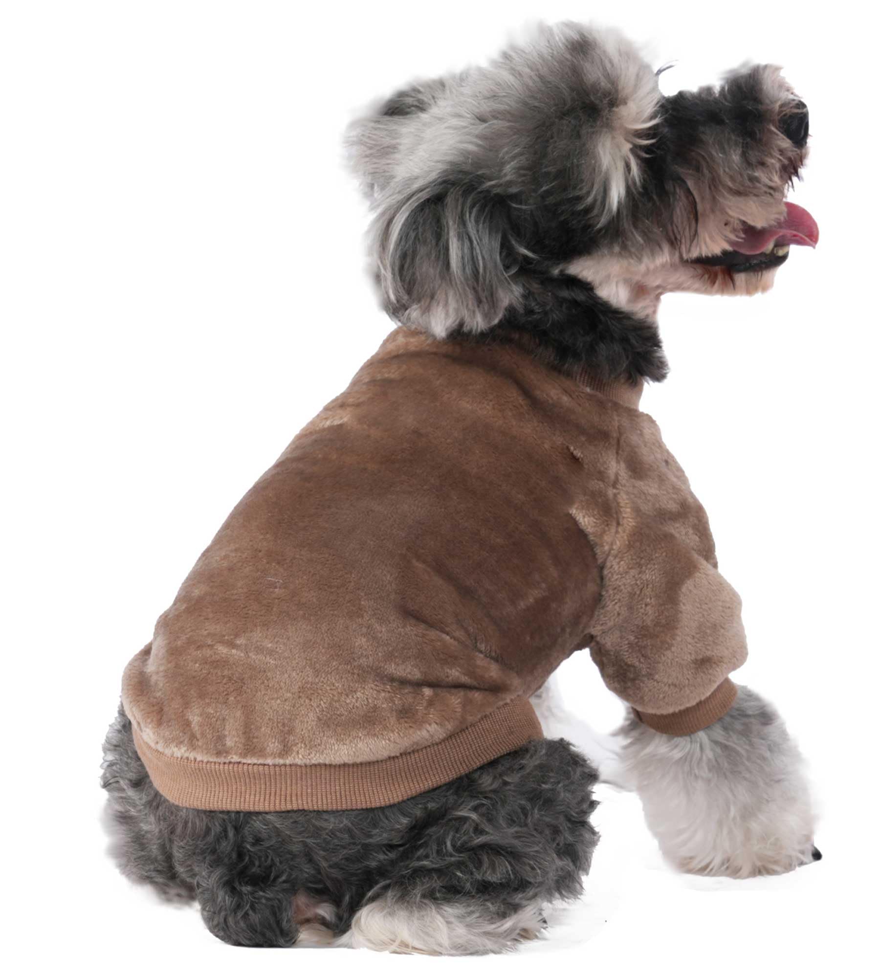 Fabricastle Small Dog Sweaters, 3-Pack Dog & Cat Clothes, Soft And Warm Pet Jackets For Small Dogs Boy & Girl, Winter Pet Appare