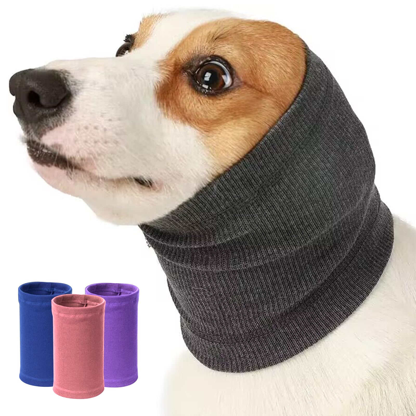 Nanaki Dog Calming Hoodie Quiet Head Cover Sleeves - Ear Covers Hood For Noise Bath, The Grooming And Force Drying Head Protecti