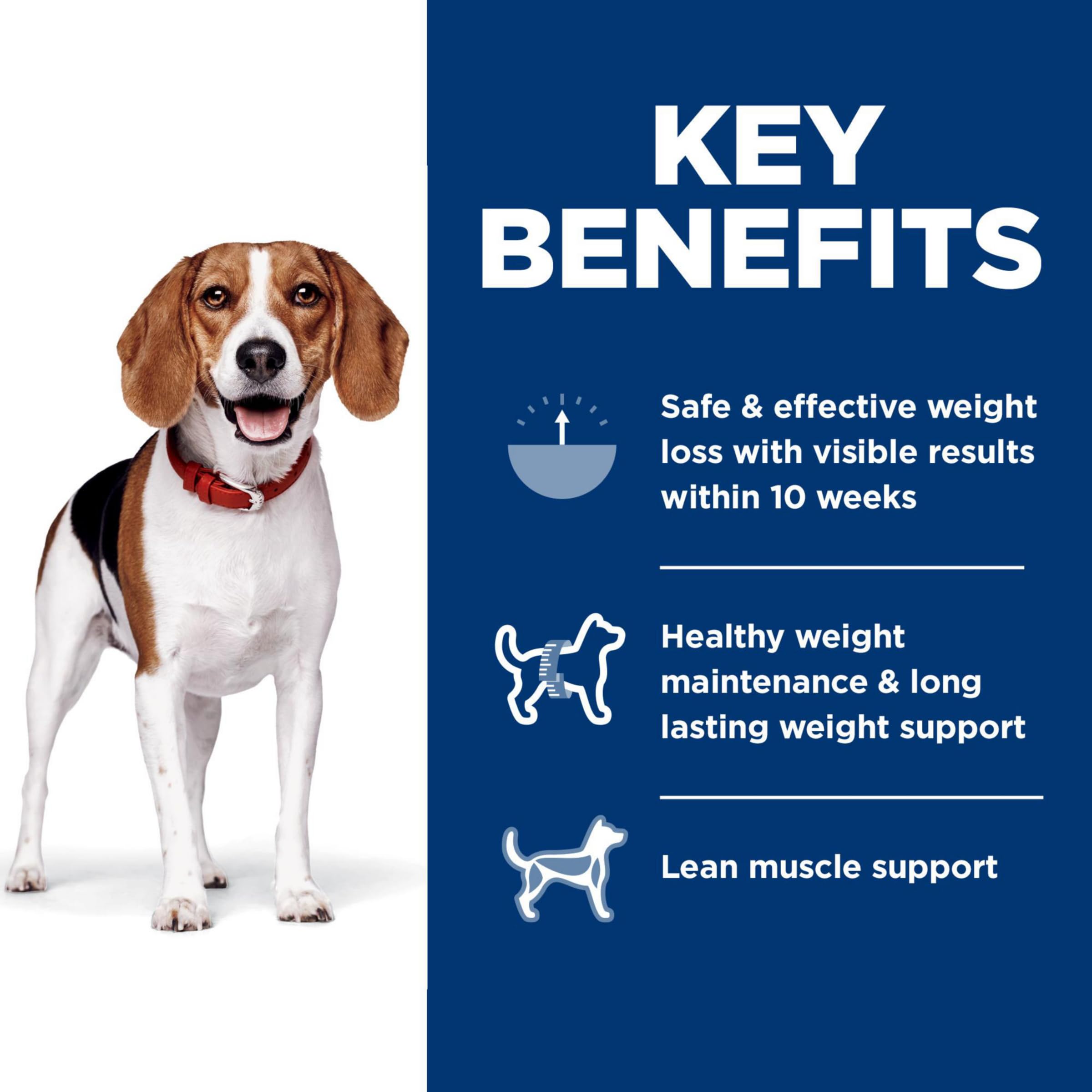 Hills Science Diet Perfect Weight, Adult 1-6, Weight Management Support, Small Kibble, Dry Dog Food, Chicken Recipe, 4 lb Bag