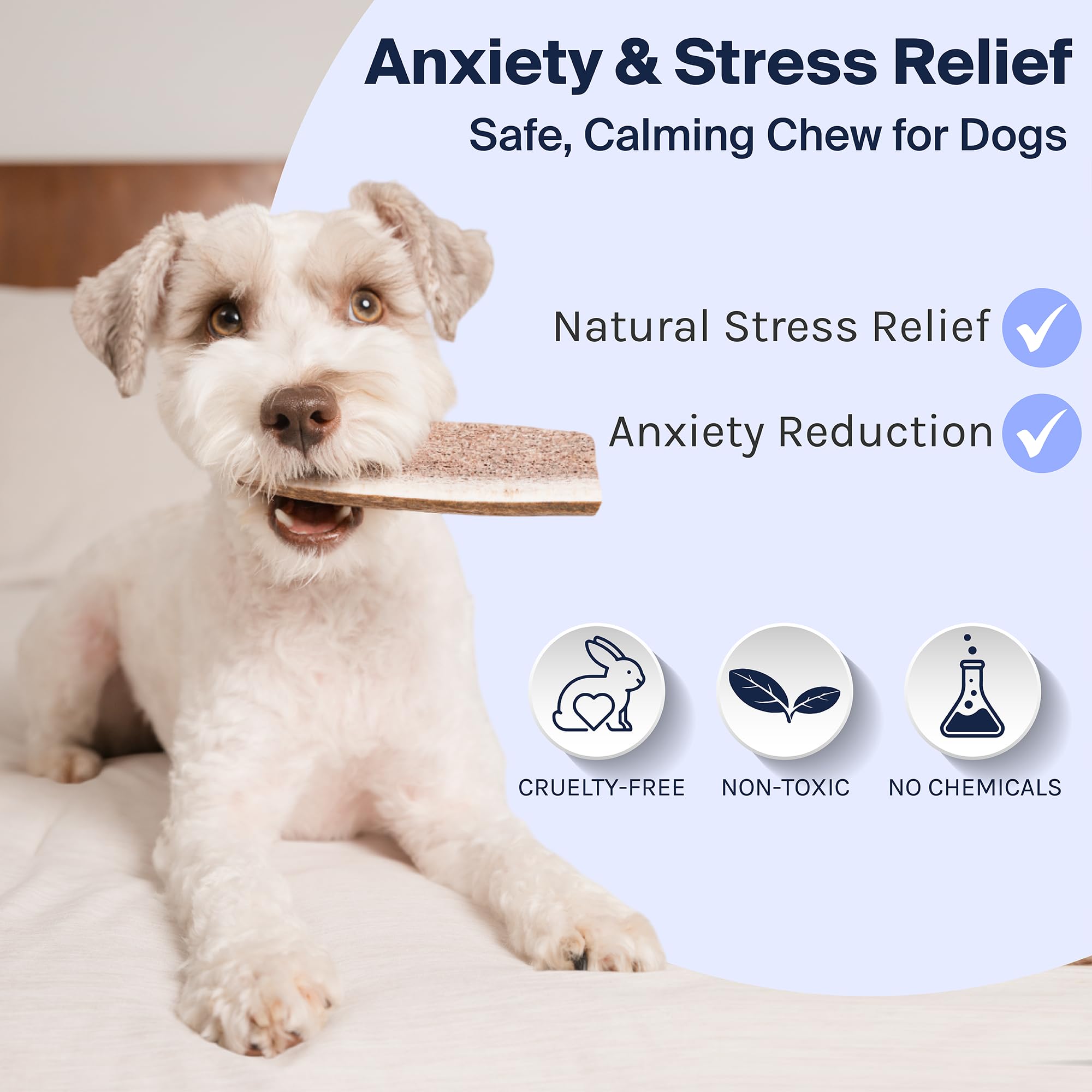 Good Trouble Premium Elk Antlers For Small Dogs - 1 Pack Split Pets - All-Natural, Shed Antler Chews For Dental Health & Calming
