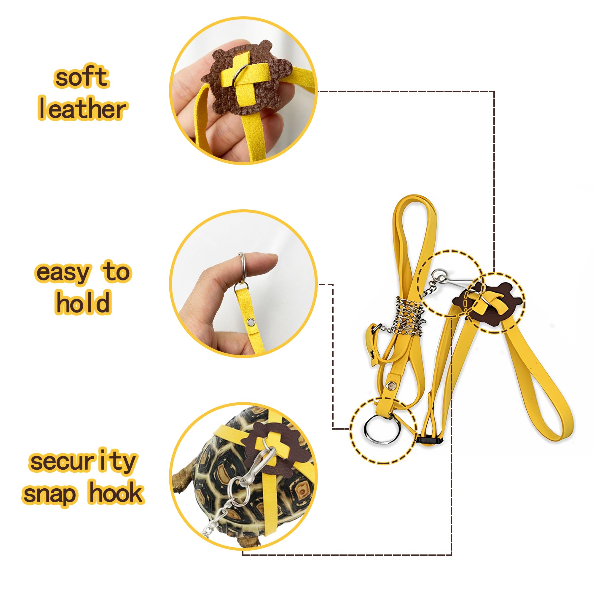 Turtles Playing And Training Toys Set, 1 Adjustable Tortoise Leash 2 Reptile Skateboards 2 Treat Ball, Turtle Fast Skate Accesso