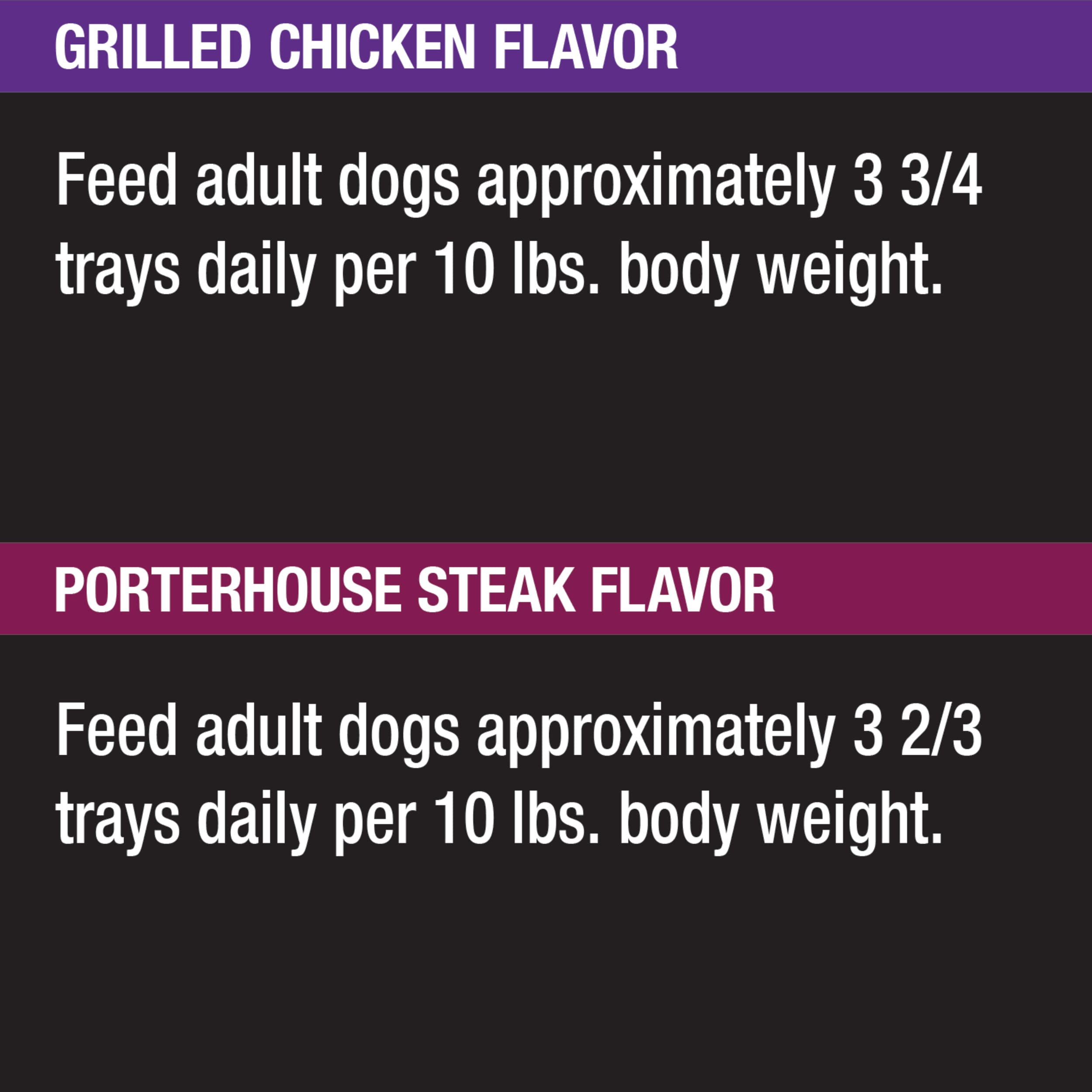 CESAR BACKYARD COOKOUT Adult Wet Dog Food Classic Loaf in Sauce Variety Pack, Grilled Chicken and Porterhouse Steak Flavors, (12