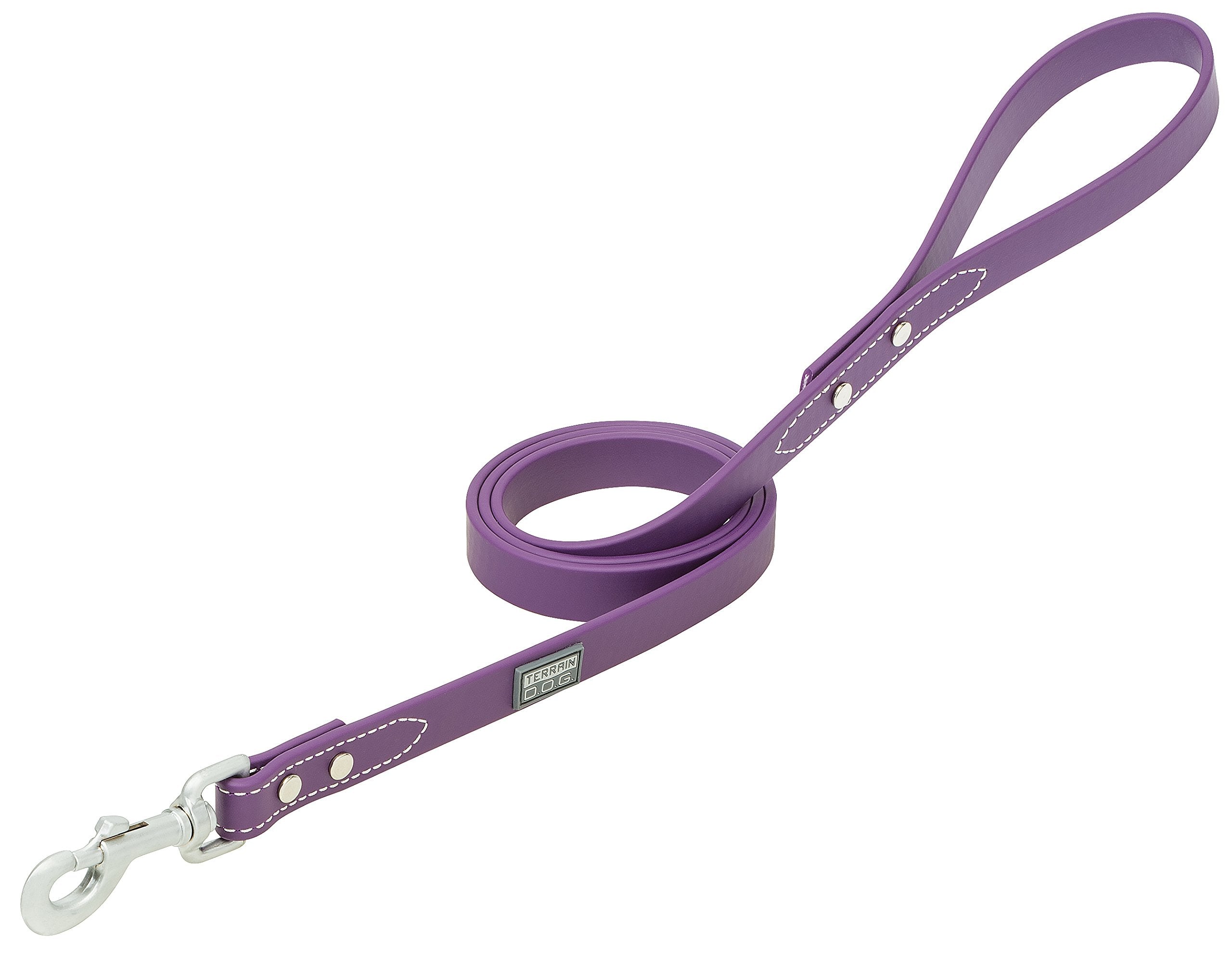 Terrain D.O.G. Brahma Webb Dog Leash, 3/4' X 4', Purple
