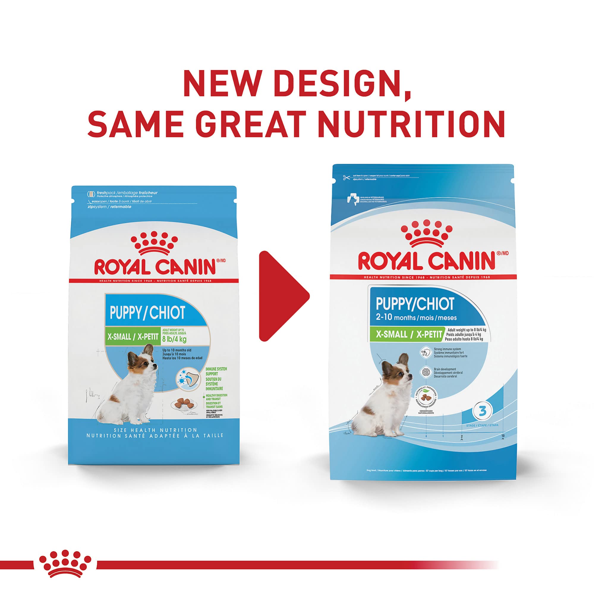 Royal Canin Size Health Nutrition X-Small Breed Dry Puppy Food, Supports Brain Development, Immune Support and Digestive Health,
