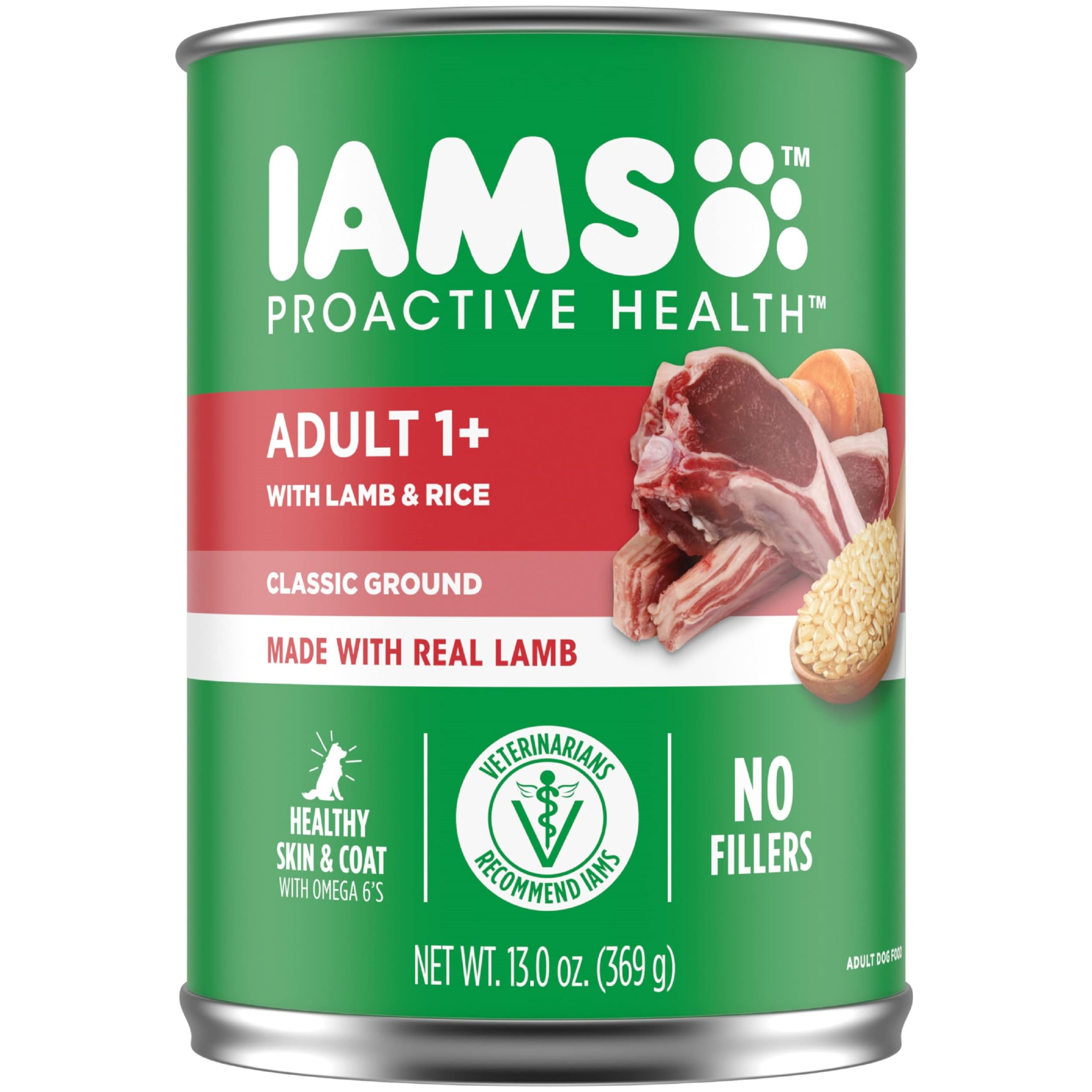 Iams Proactive Health Adult Ground Dinner - Lamb & Rice - 13.0 Oz (Packaging may vary)