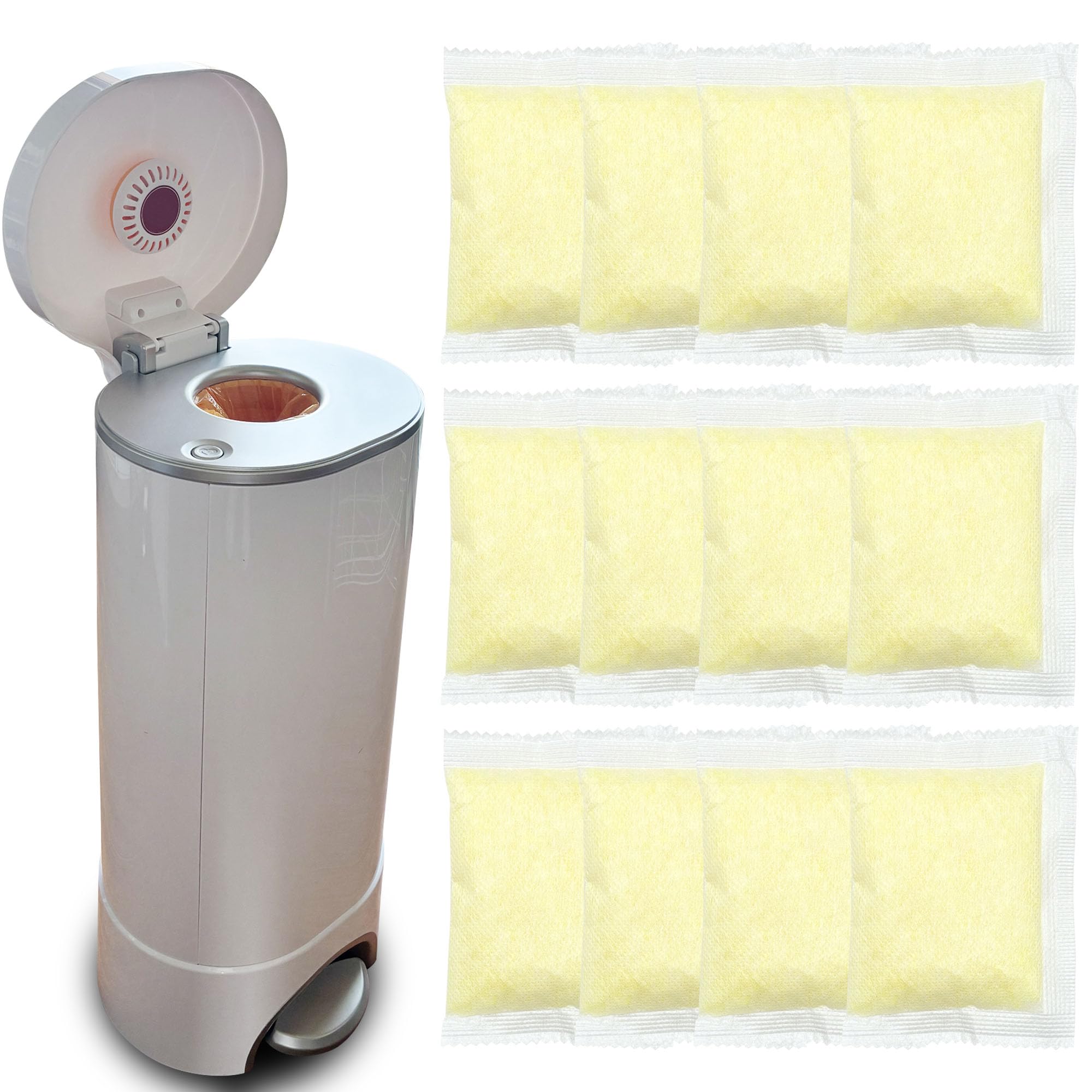 12 Pack Deodorizers Refills For Munchkin Pail Diaper, Diaper Pail Odor Removing For Munchkin Deodorizing Discs