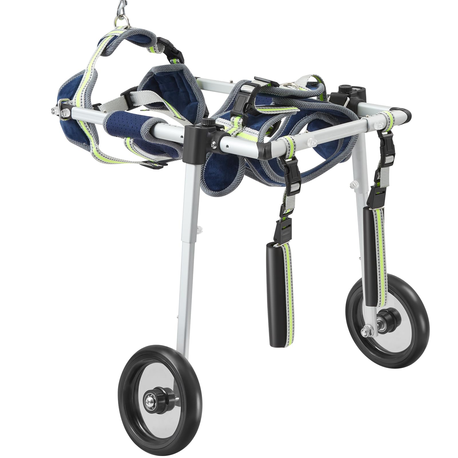 VEVOR 2 Wheels Dog Wheelchair for Back Legs, Pet Wheelchair Lightweight & Adjustable Assisting in Healing, Dog Cart/Wheelchair f
