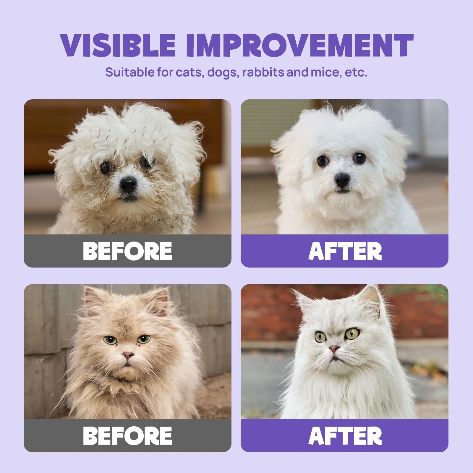 Cleaning & Deodorizing Bathing Wipes For Dogs & Cats, Nourish Fur Coconut Oil Grooming Wipes For Dogs, Pet Cleaning Gloves Wipes