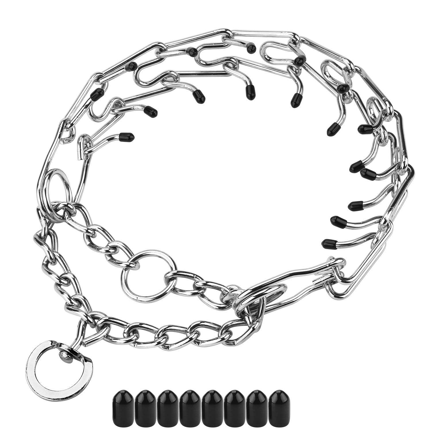 Aheasoun Prong Collars For Dogs, No Pull Dog Collar, Dog Training Collar For Large Medium Small Dogs, Stainless Steel Adjustable