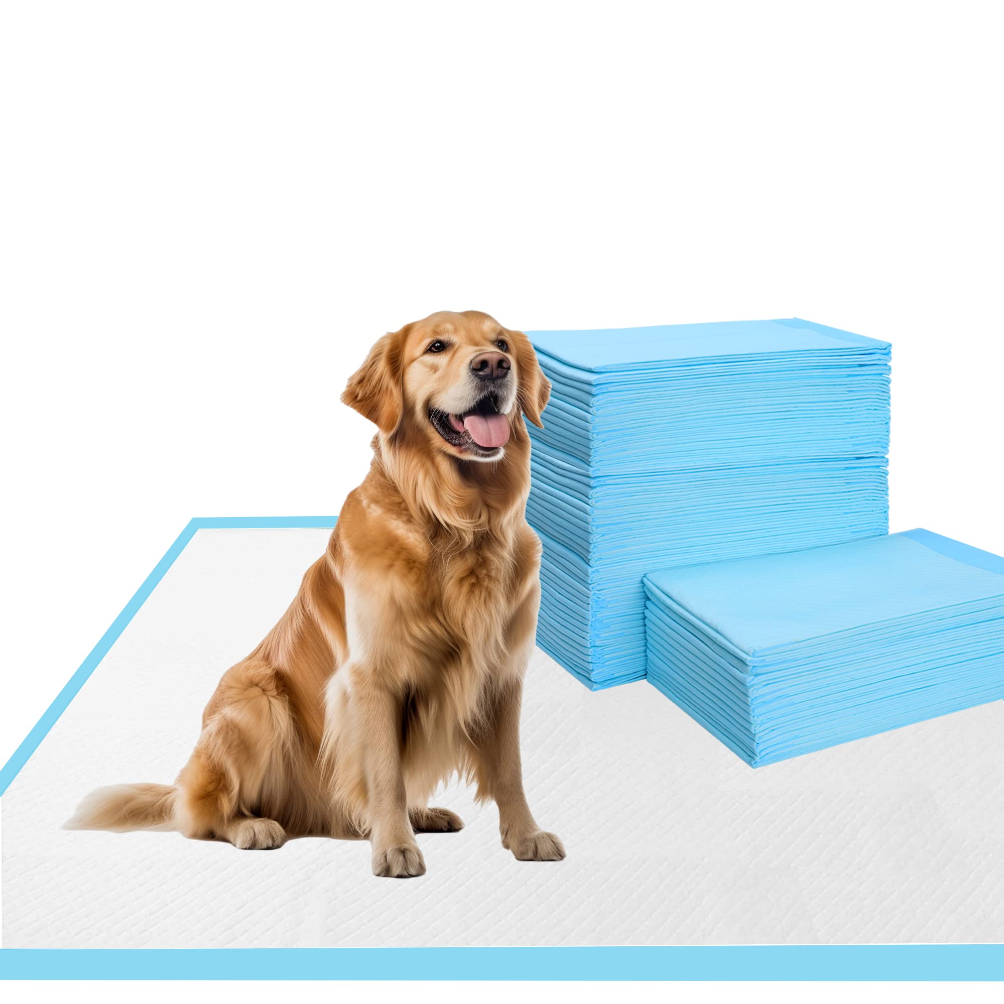 Dog and Puppy Pee Pads 50-Count Disposable Pet Pad 28x34 inch X-Large Waterproof Pet Training Pad Dog Pee Pads Maximum Absorptio