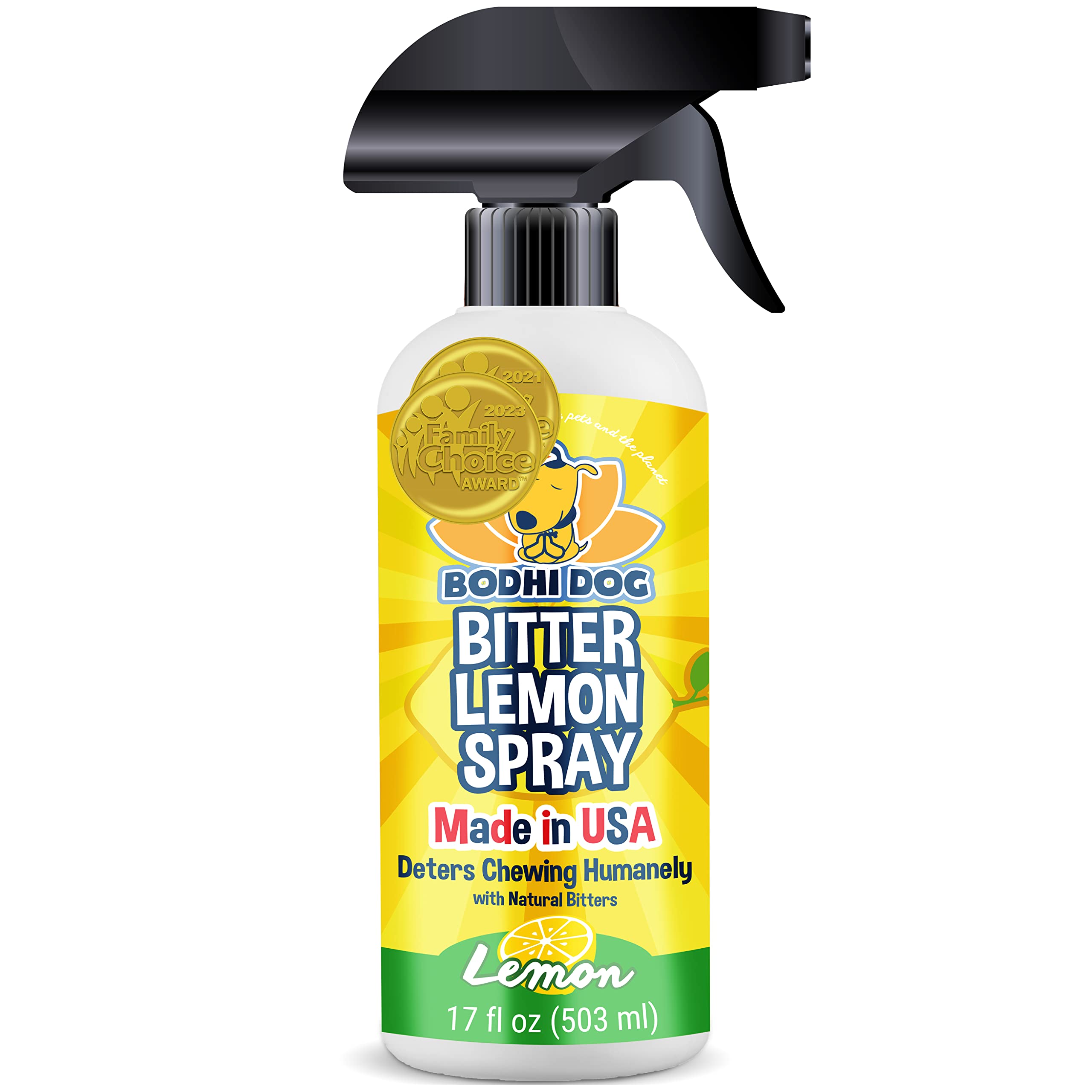 Bodhi Dog Bitter Lemon Spray - Anti-Chew Spray For Dogs, Cats, Puppies, & Kittens - Training Aid For Chewing - Safe & Non Toxic 