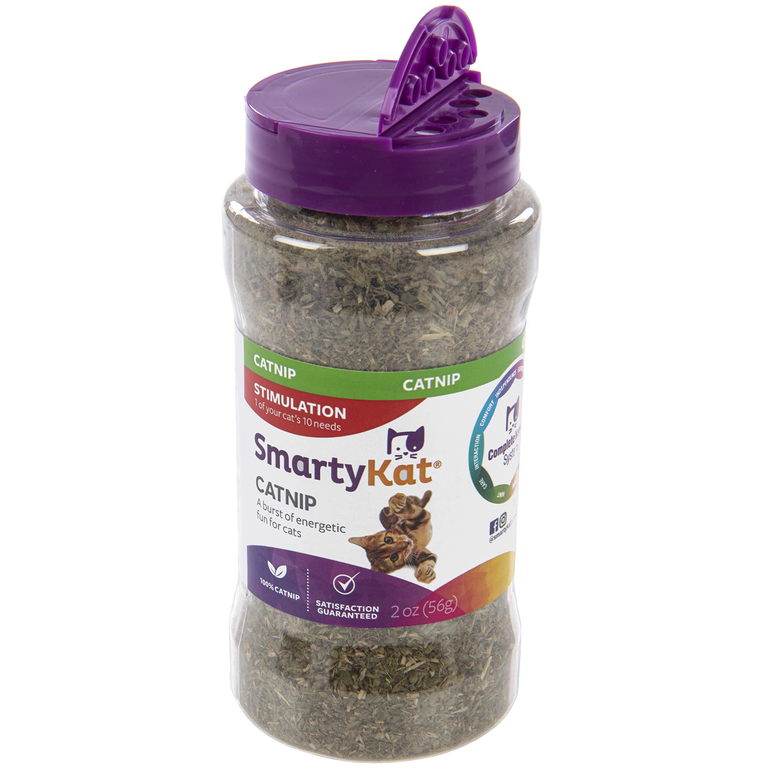 Smartykat Catnip For Cats & Kittens, Shaker Canister - 2 Ounces