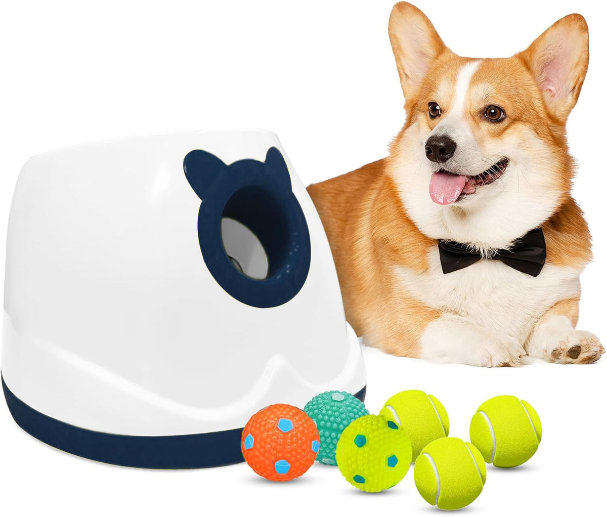Vivicreate Automatic Dog Ball Launcher - Dog Ball Fetch Machine, Ball Thrower For Dogs, For Small To Medium Sized Dogs, Interact