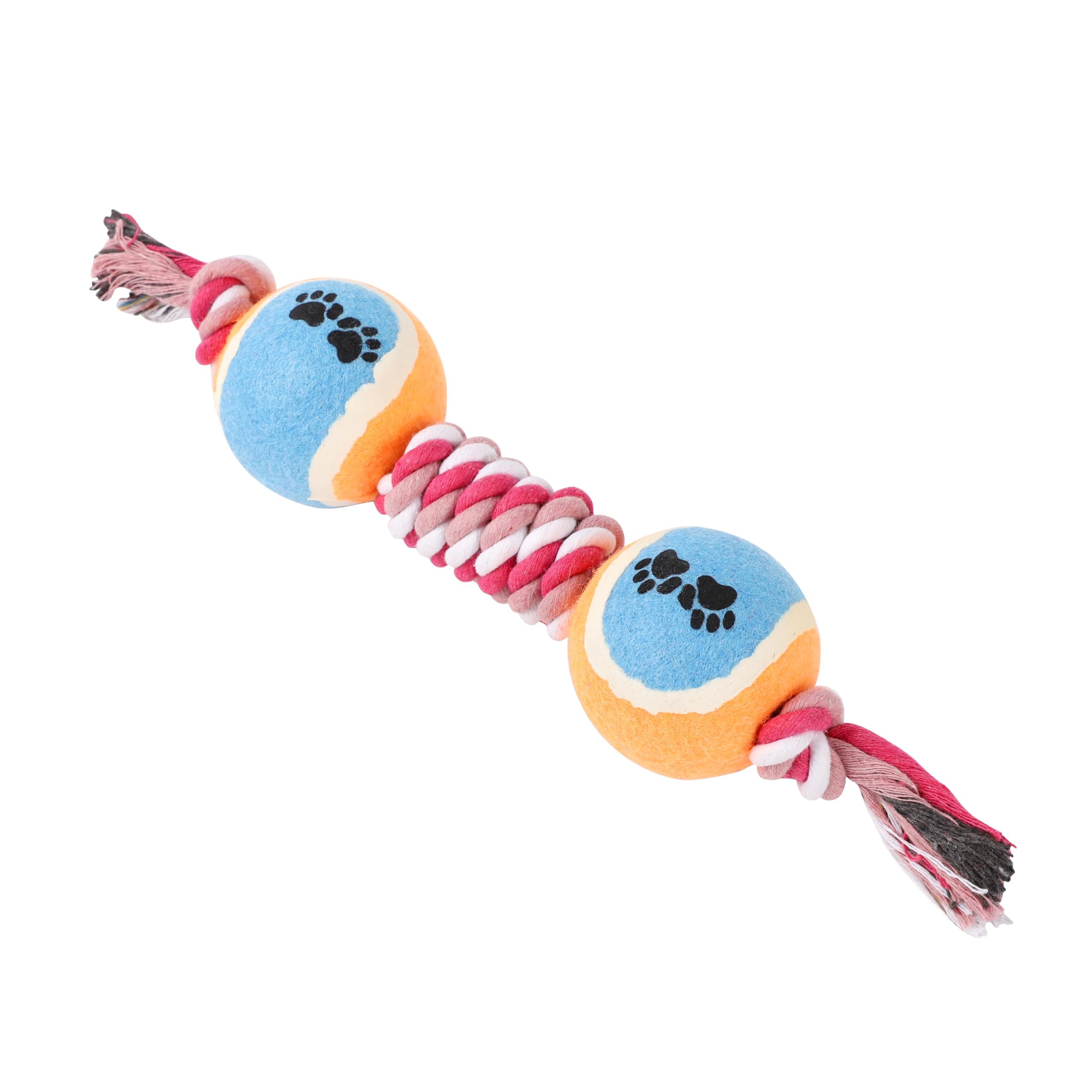 Mqumd Dog Rope Toy, Indestructible Cotton Ropes Dog Toy, Dental Cleaning And Teeth Care Dog Toy, Interactive Tug Of War Pet Toy 