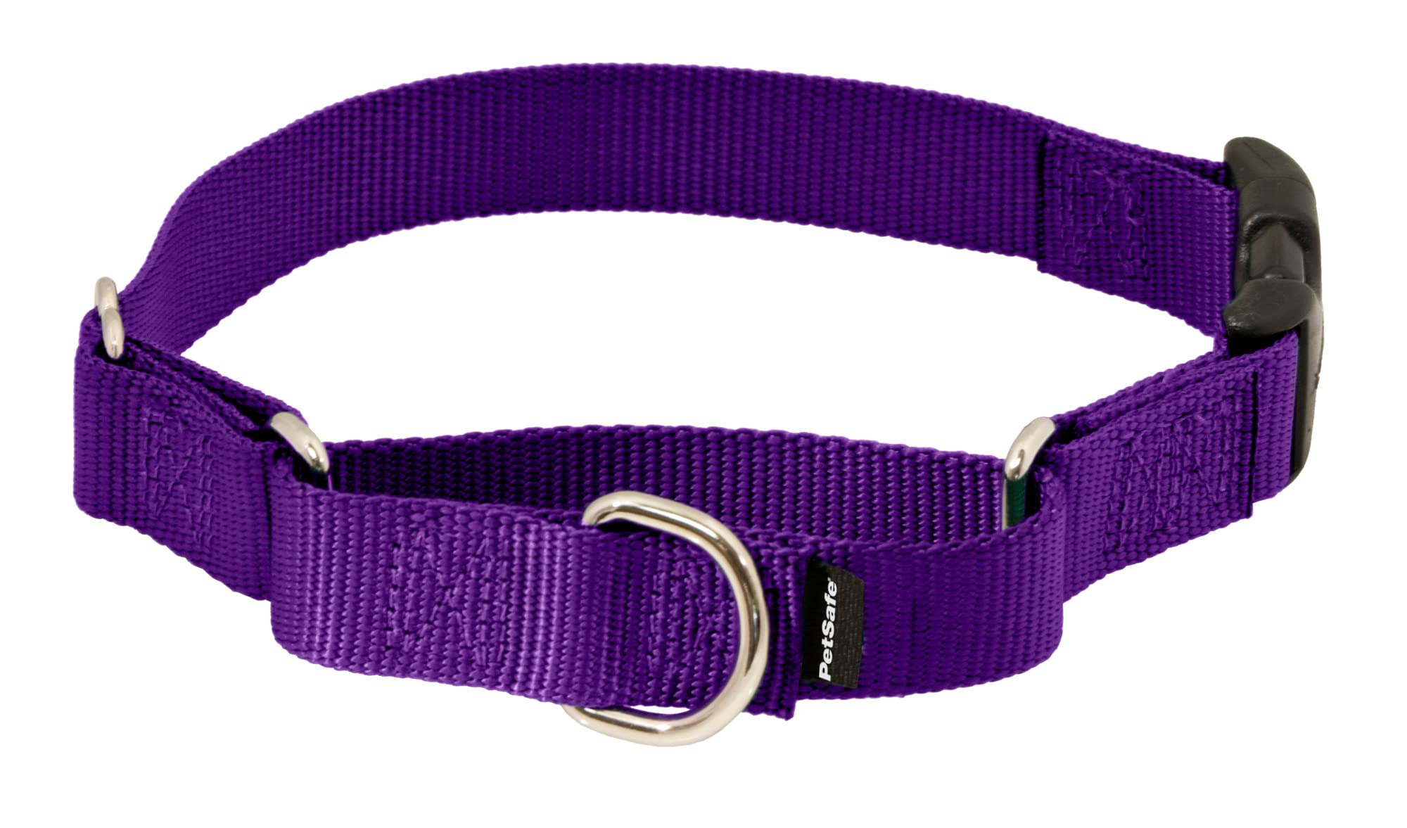 Petsafe Martingale Dog Collar With Quick-Snap Buckle - Medium, 3/4 Inch, Deep Purple