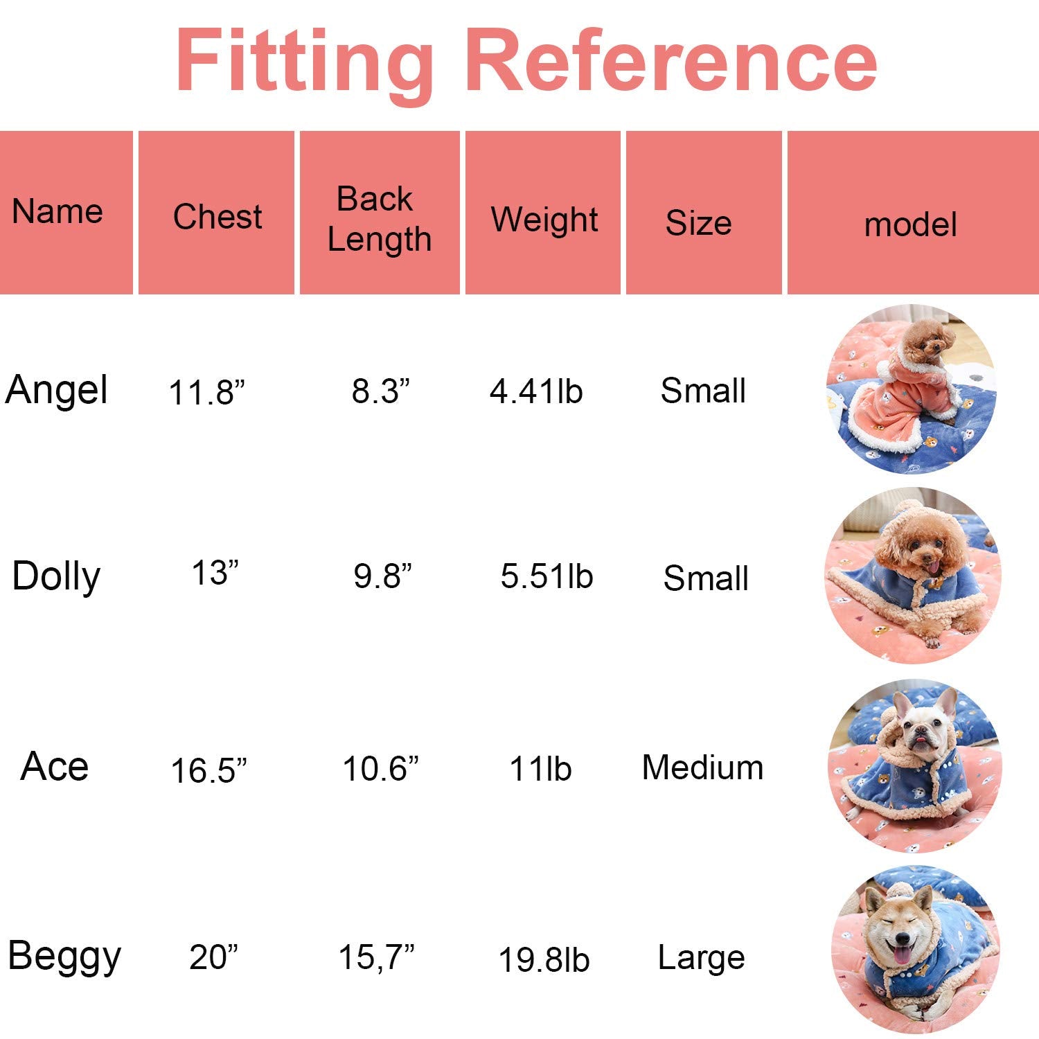 Fulvara Dog Clothes Fleece Winter Coat Warm Soft Dog Vest For Cold Weather,Flannel Blanket Throw Multi-Use Pet Apparel For Small Medium Dogs & Cats (L Pink)