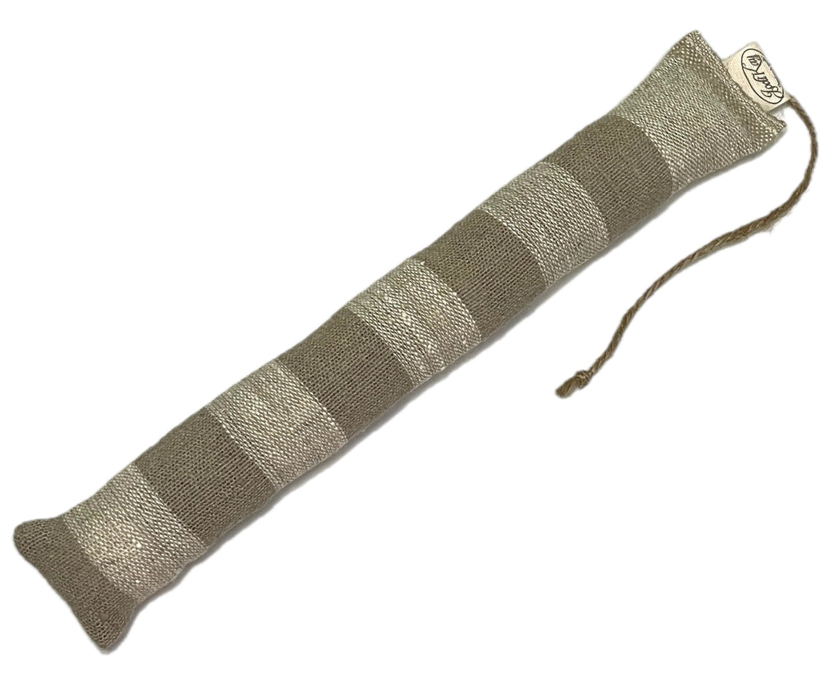 All Natural Kitty Catnip Kicker Handmade Cat Toy (12 Inch, Brown Medium Stripe)