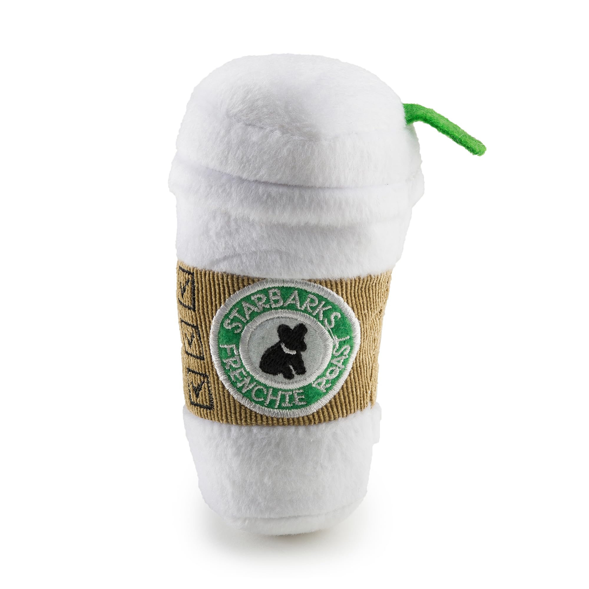 Haute Diggity Dog Starbarks Collection - Soft Plush Coffee Dog Toys With Squeaker And Fun, Colorful, Unique Parody Designs Made From Safe, Machine-Washable Materials For All Dog Breeds & Sizes