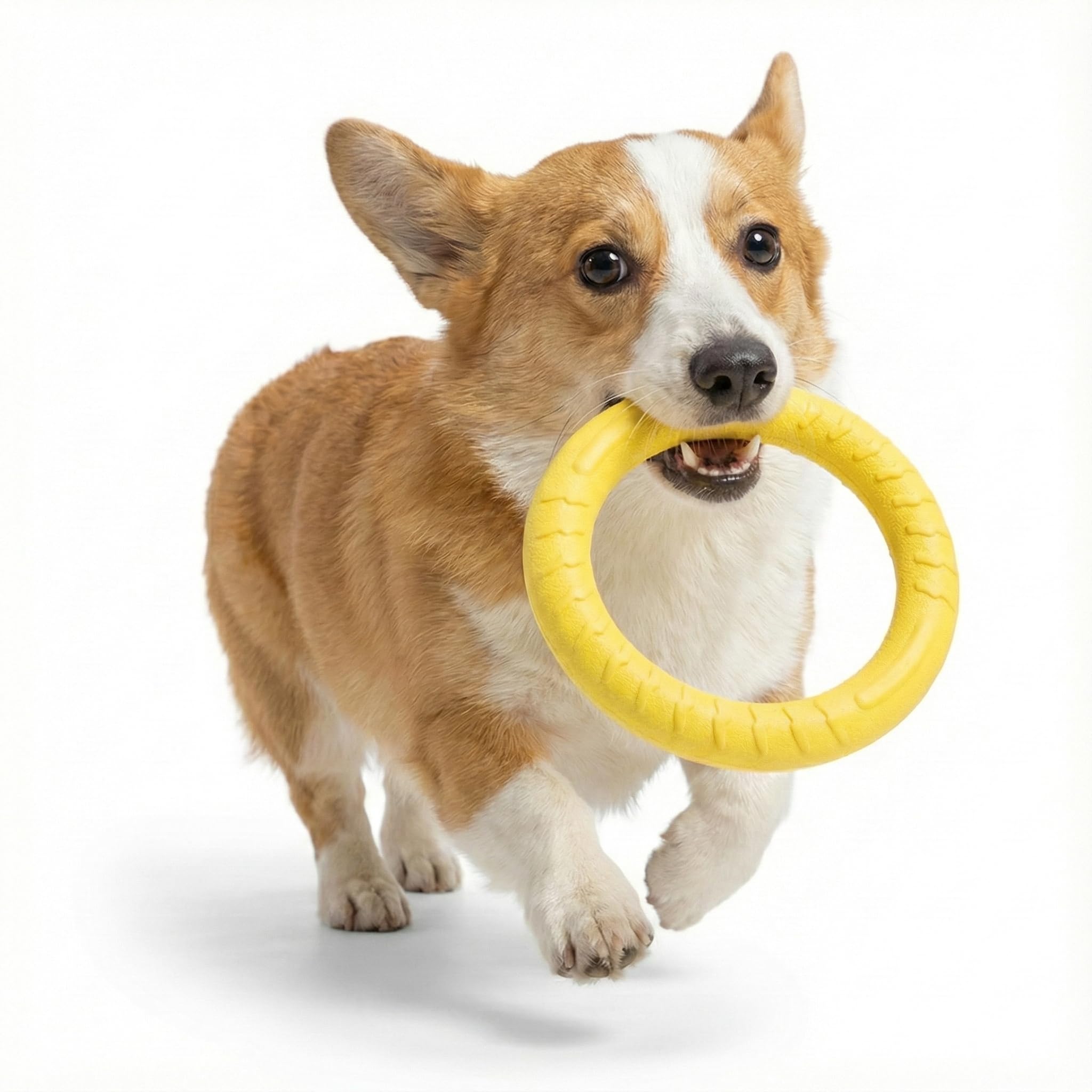 Petarchi RuffFoam Puller Rings for Dogs  Soft Yet Durable Patented Foam Material | Safe on Teeth & Gums, Lightweight Fetch & Tu