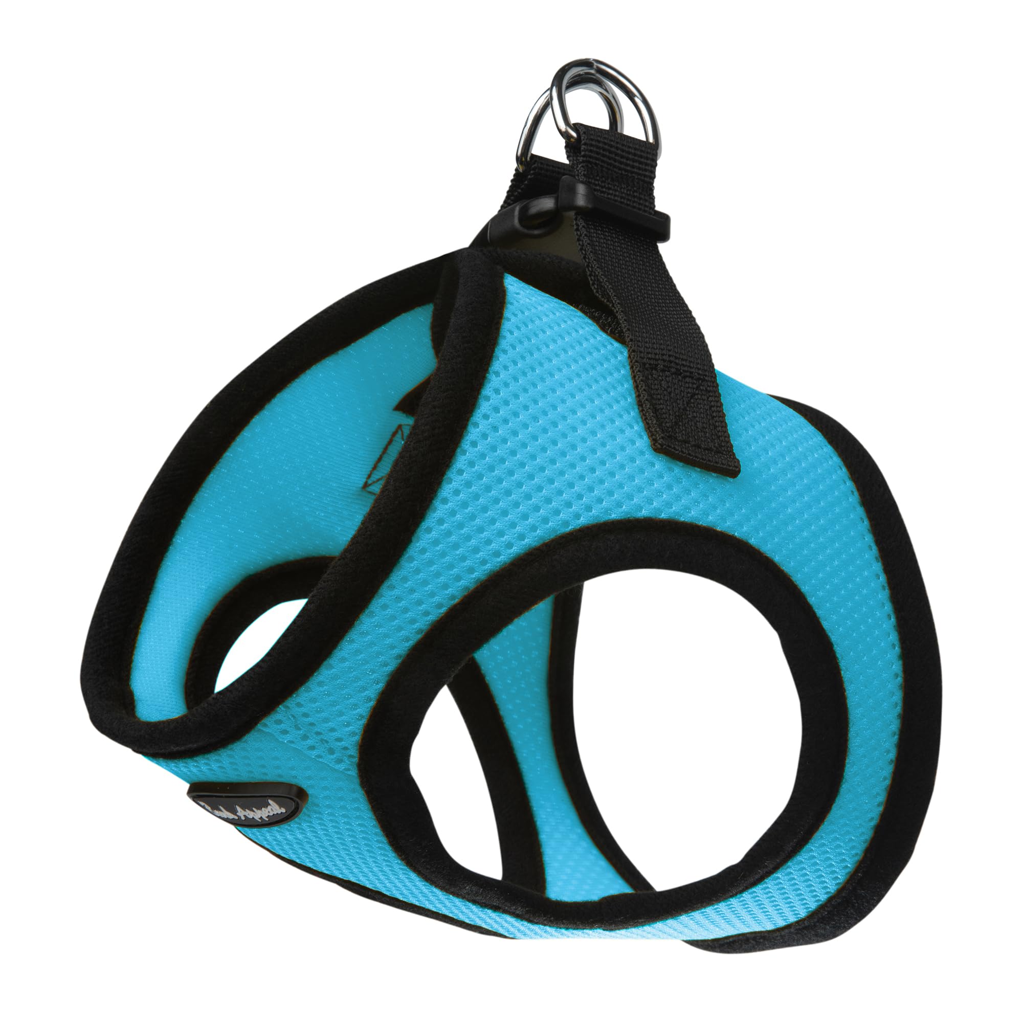 Bark Appeal Aqua Blue Step-in Dog Harness for 2XL to 3XL Sized Pets - Updated Sizing, Re-Measuring is Essential - Soft Vest Harn