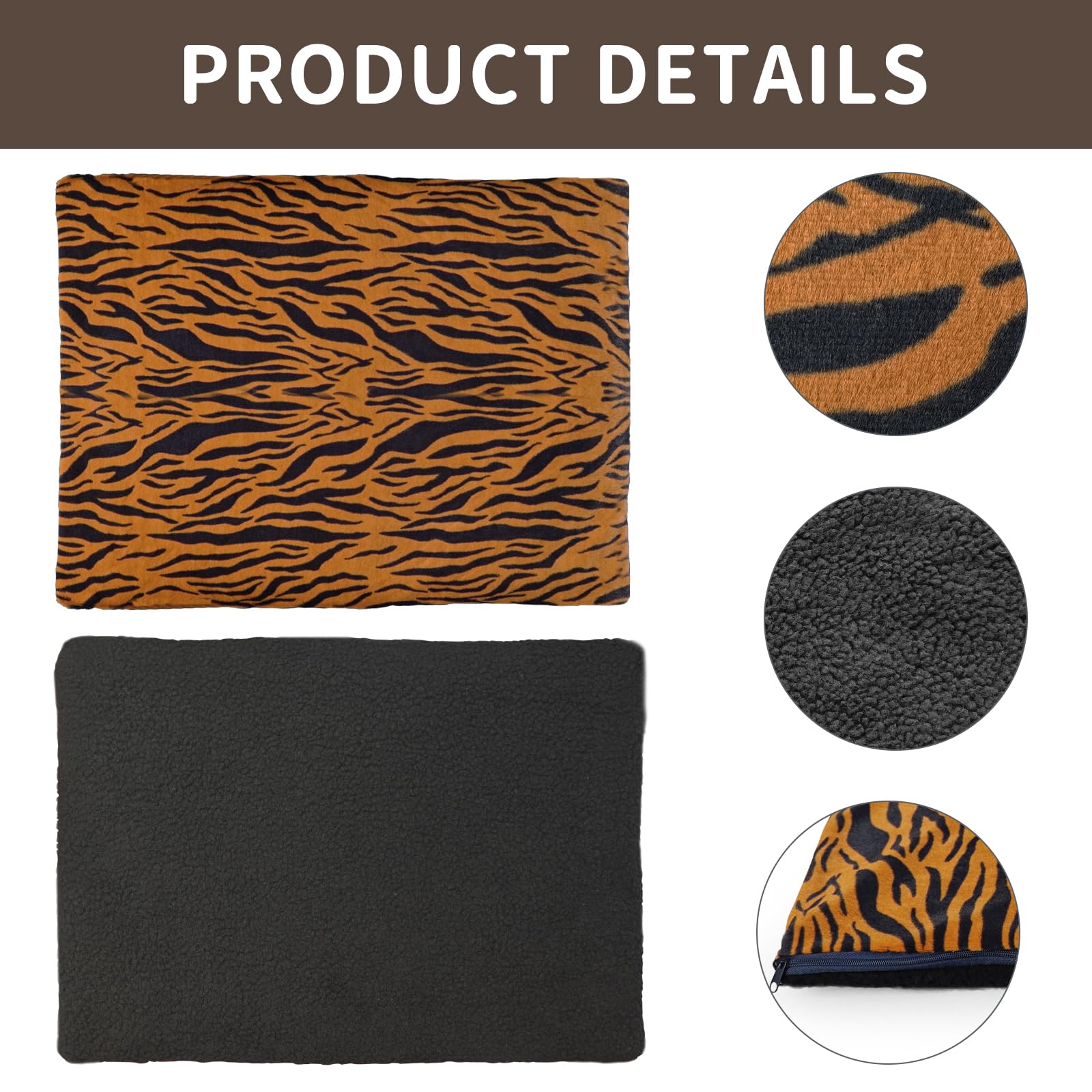 Aupetek Self-Warming Cat Bed Indoor/Outdoor Super Soft Self Heating Pet Mat Washable Thermal Pad For Cat & Dog