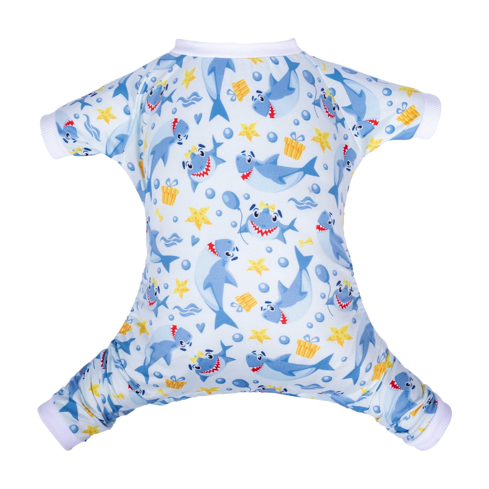 Cutebone Small Dog Pajamas Shirt Stretchy Summer Puppy Pjs Soft Cat Onesies Pet Clothes For Daily Wear Da23M