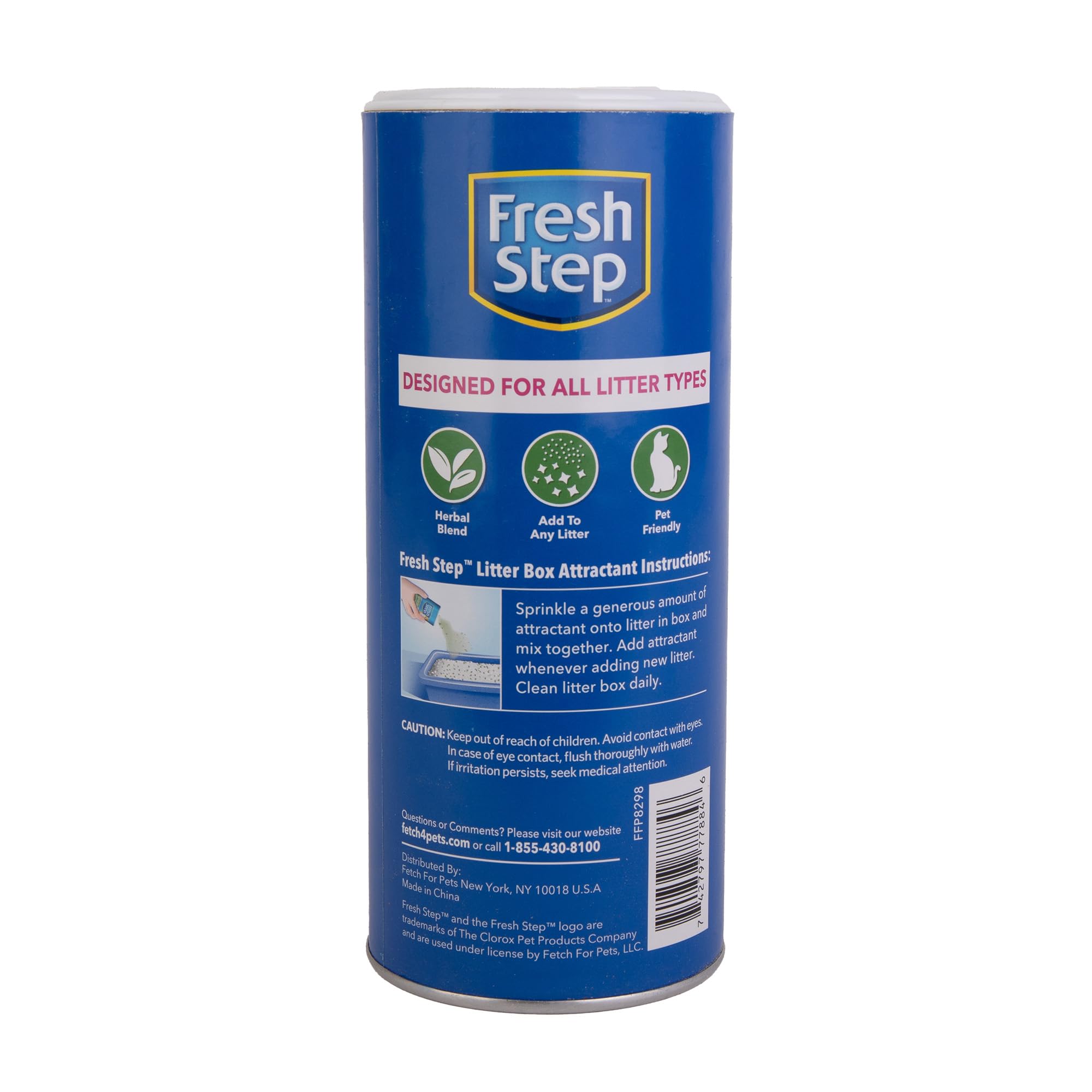 Fresh Step Litter Box Attractant Powder To Aid In Training, 9 Ounces | All Natural Training Aid For Cats And Kittens | Cat Attract Litter Additive For Litter Box, 9 Oz - 1 Pack