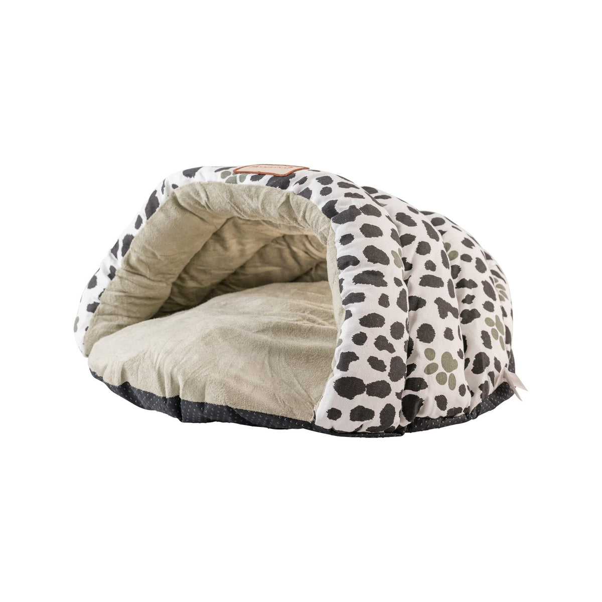 Armarkat Paw Print Cat Bed Size, 20-Inch by 11-Inch, Sage Green & Pawprint