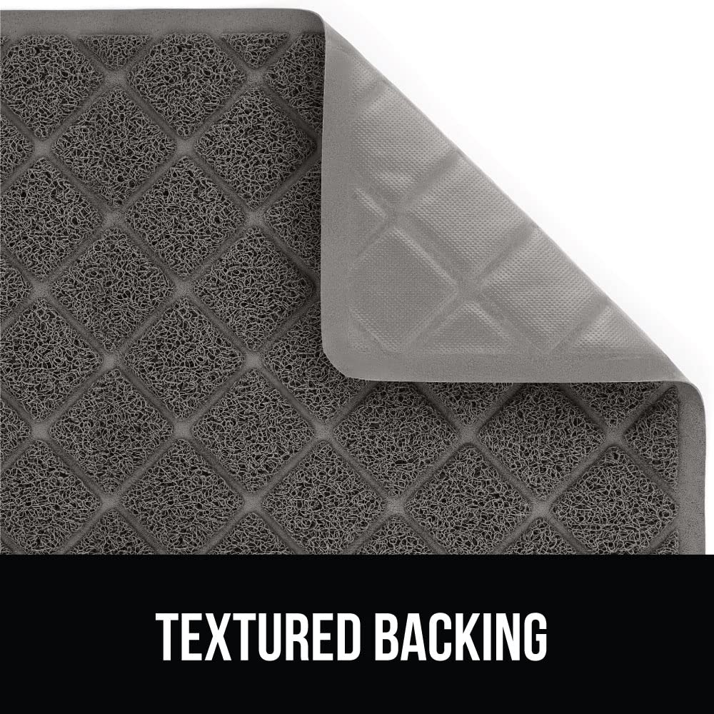 Gorilla Grip Thick Cat Litter Trapping Mat, 40X28, Less Waste, Traps Mess From Box For Cleaner Floors, Stays In Place For Cats,