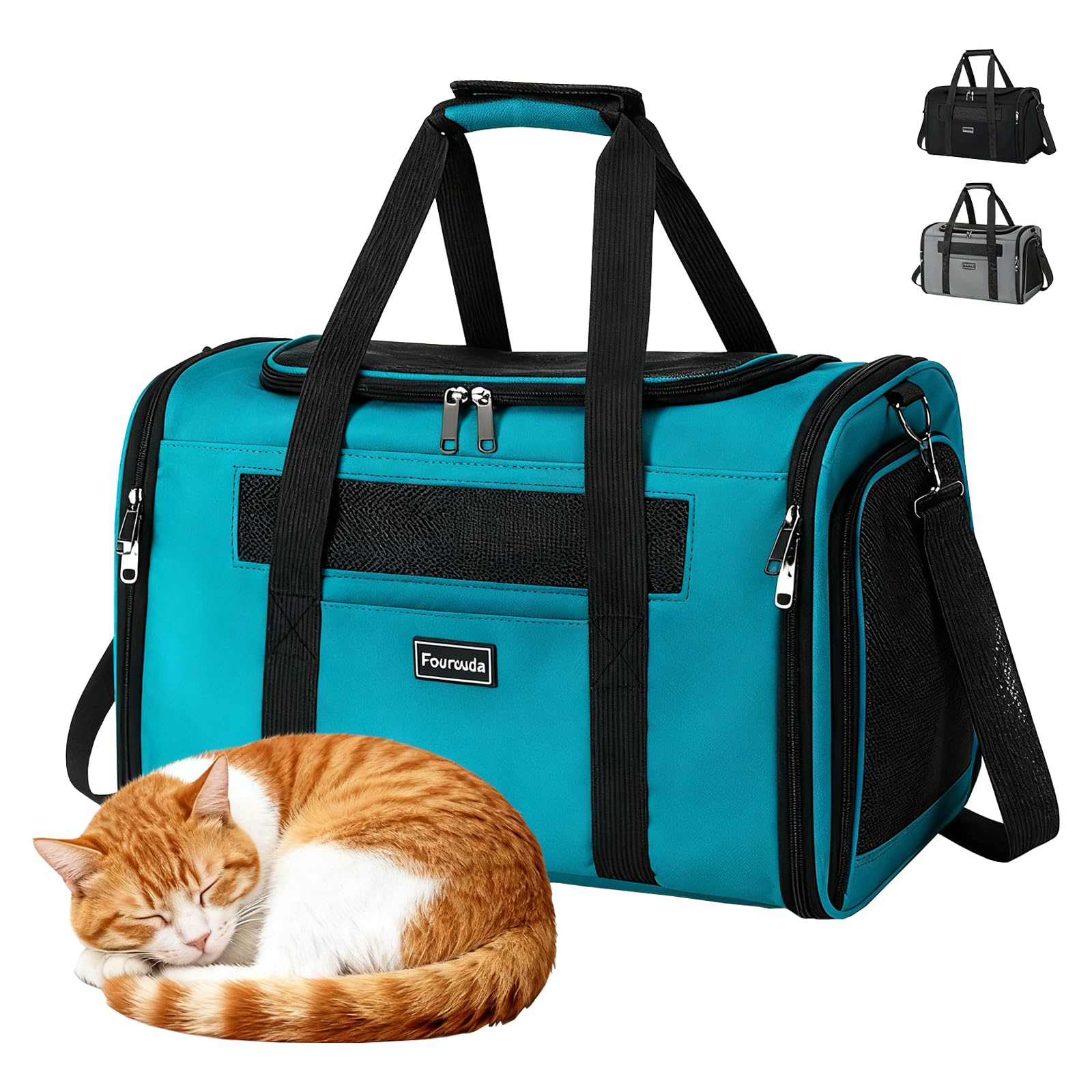 Airline Approved Dog Carrier. Cat Soft-Sided Carriers,Small Dog Travel Carriers,Small Animal Rabbit Carrying Case,TSA Airline Ap