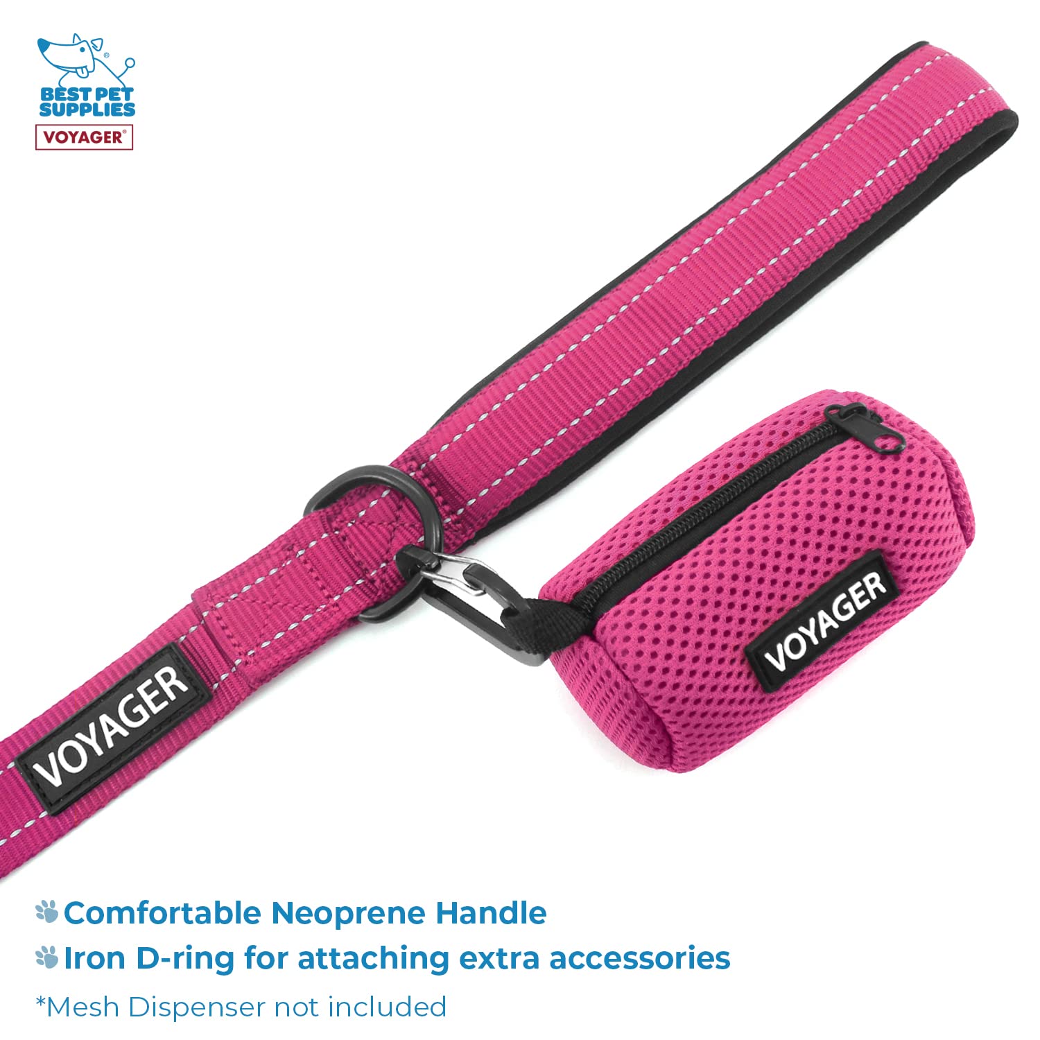 Air Frontier Mesh Dog Harness With And Reflective Dog Leash Set, Reflective Stitching, And Lightweight Breathable No-Pull Design, Adjustable Neck And Chest Straps For Small To Large Breeds - Fsw, Xs