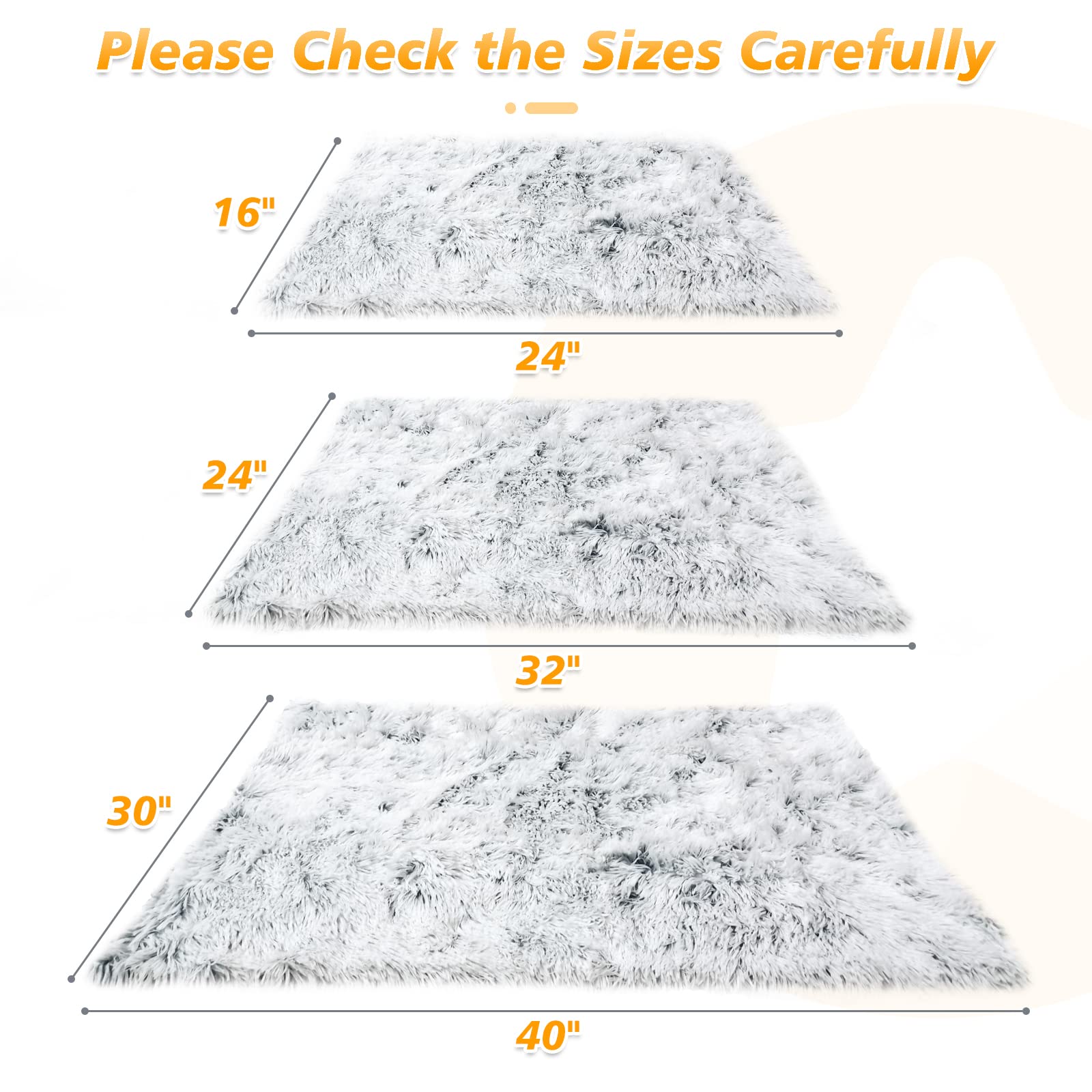PJYuCien Fluffy Fleece Calming Pet Throw Blanket, Super Soft and Warm for Indoor Cats and Dogs, Large 30 * 40 , Machine Washable
