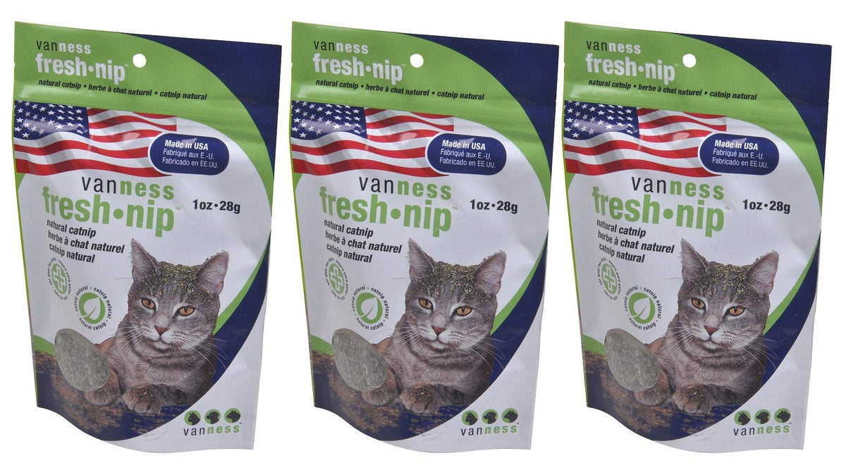 Van Ness Fresh Nip Organic Catnip [Set Of 3]