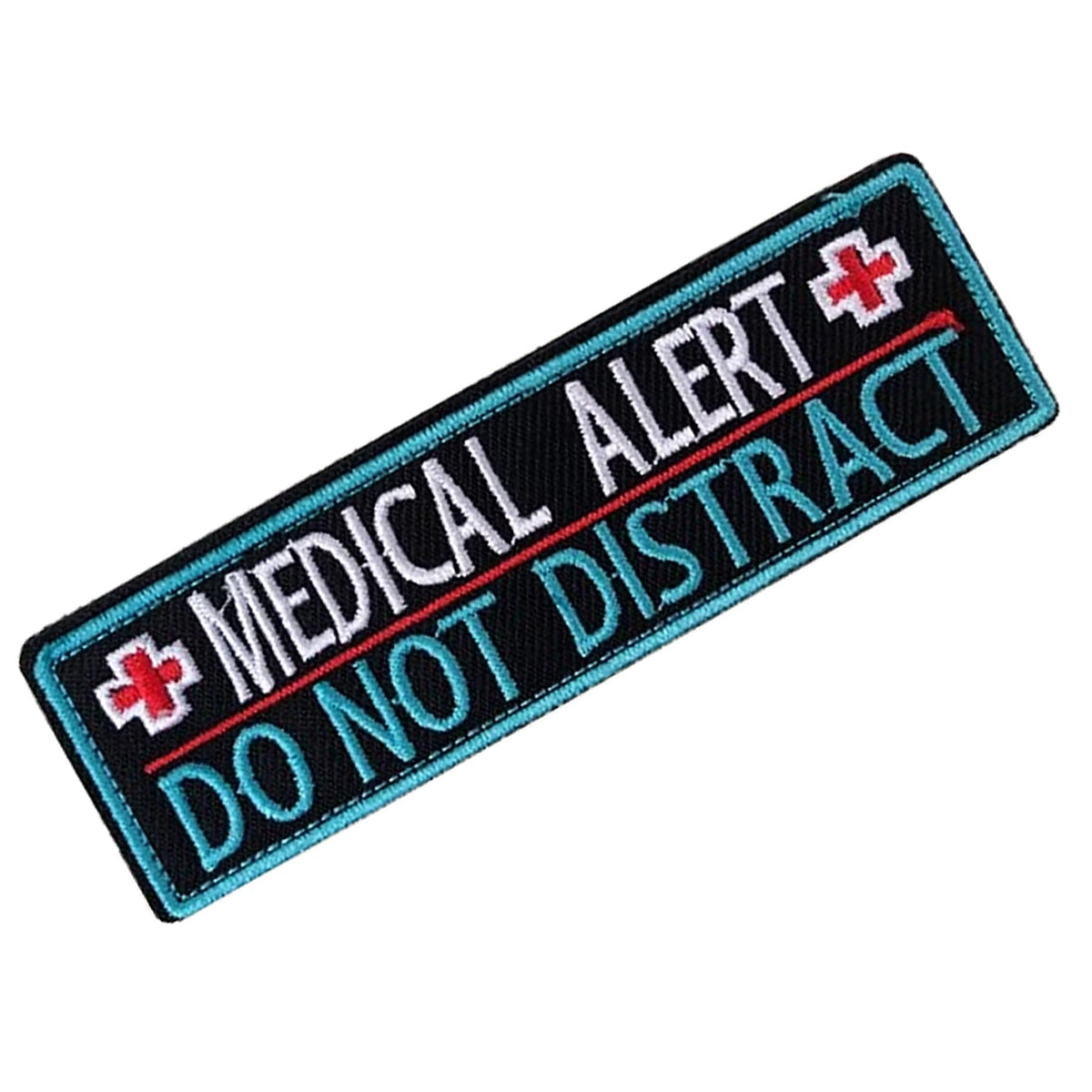 Medical Alert Tactical Dog Patch, Medical Alert Do Not Distract Service Dog Patch For Dog Vests Harnesses, Small Dog Embroidered Hook & Loop Patch