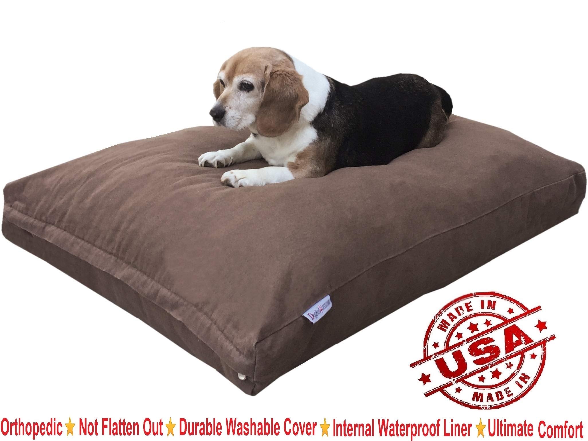 Dogbed4Less Xxl Orthopedic Extreme Comfort Memory Foam Dog Bed For Large Dog, Internal Waterproof Lining And External Machine Wa