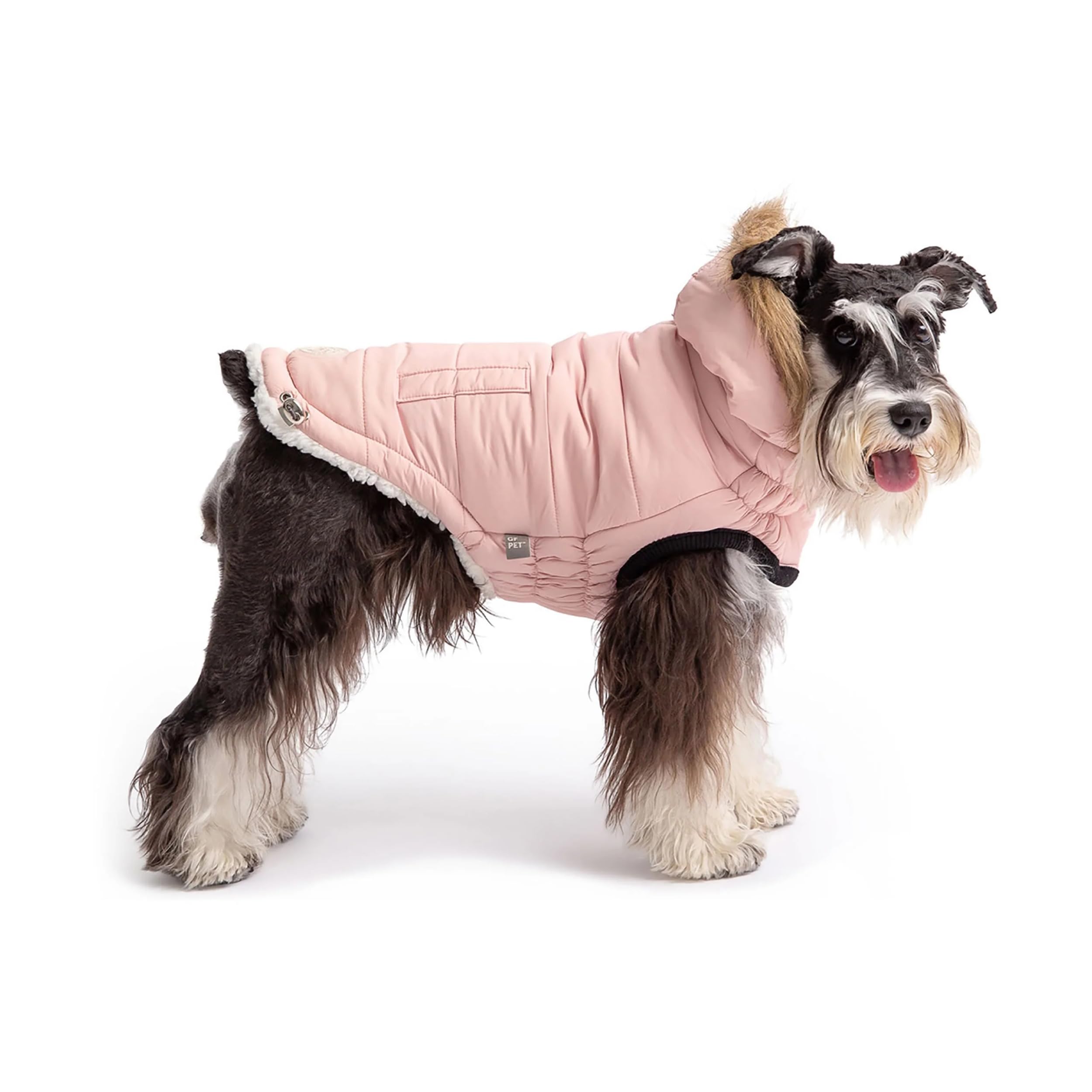 Gf Pet Urban Parka - Windproof & Insulated Winter Coat For Dogs - Stylish & Comfortable Parka Jacket - Adjustable Fit - 4Xl, Pink