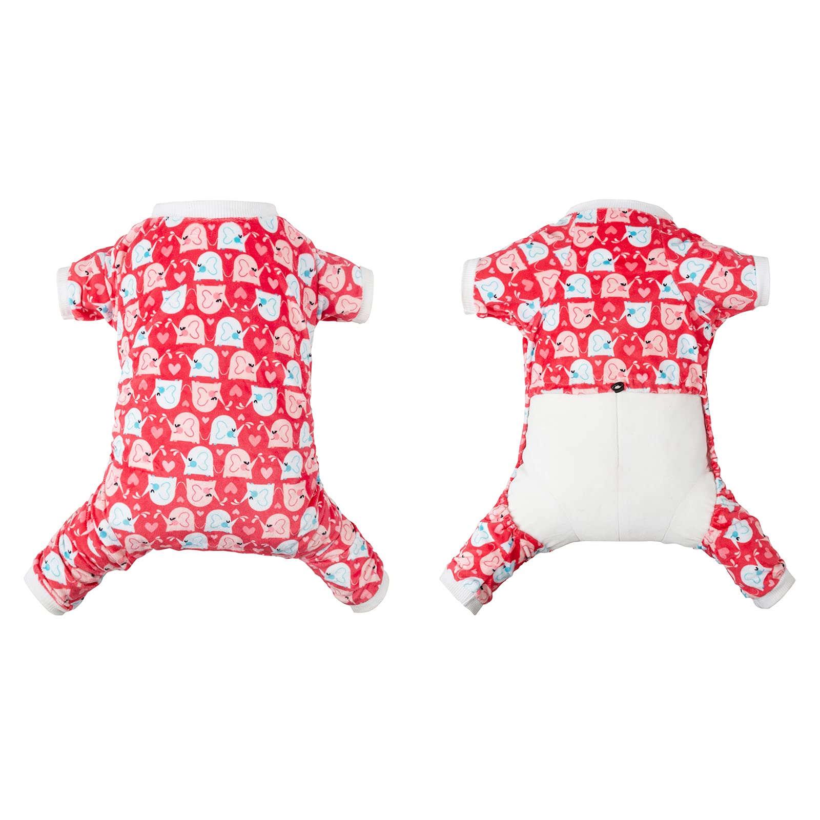 Cutebone Dog Pajamas Cute Cat Clothes Pet Pjs Soft Onesie For Small Dogs P145L