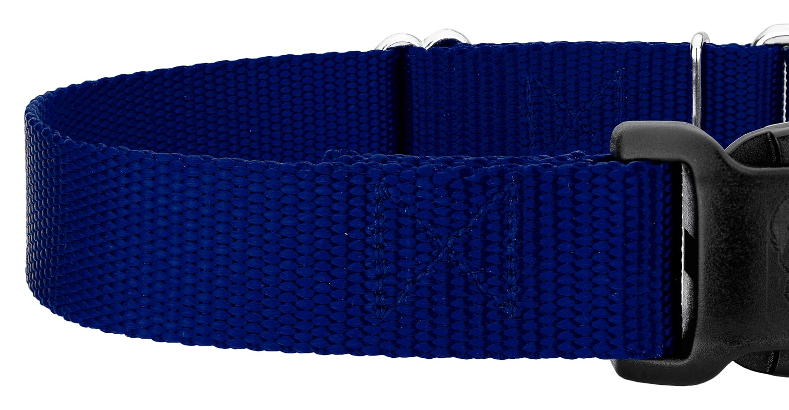 Country Brook Petz - Made In The Usa - Durable Nylon Martingale With Deluxe Buckle - 30+ Vibrant Color Options (Royal Blue, 3/4 Inch, Small)