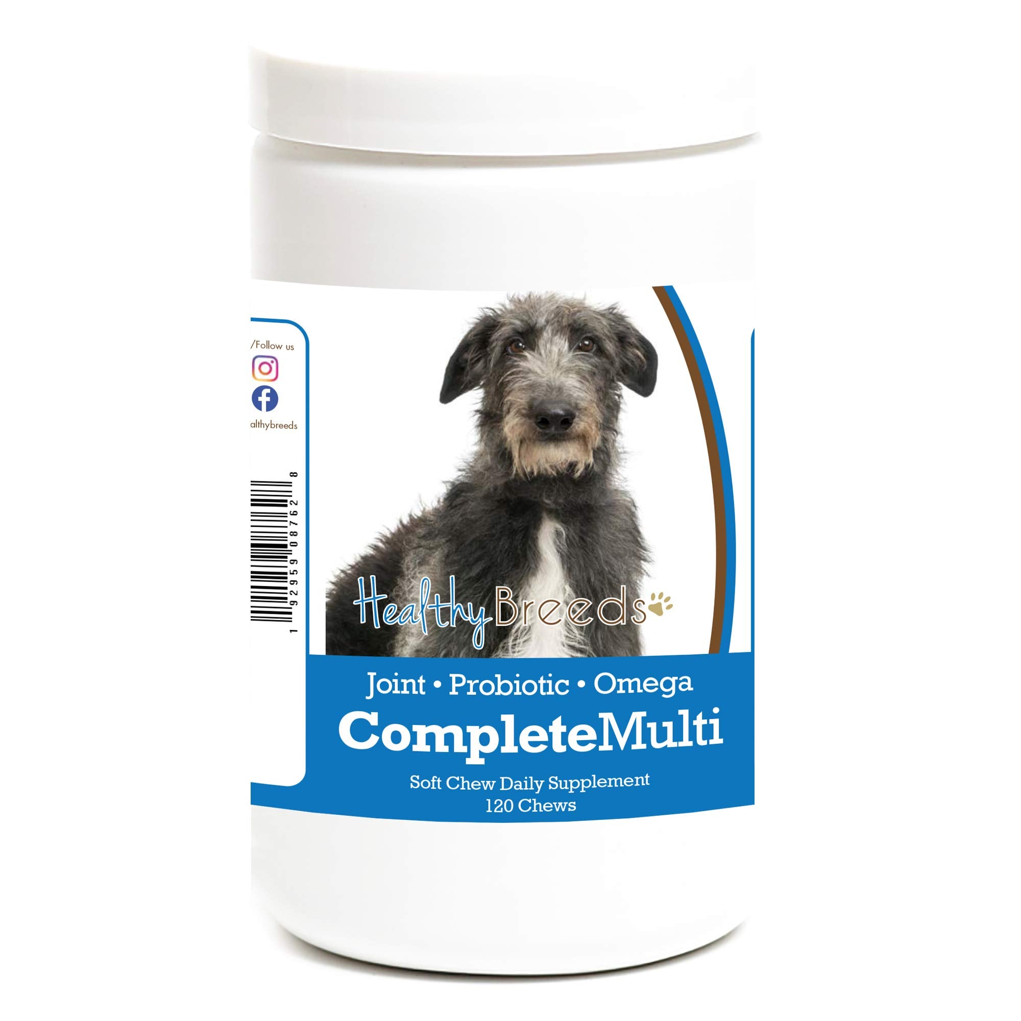 Healthy Breeds Scottish Deerhound All in One Multivitamin Soft Chew 120 Count
