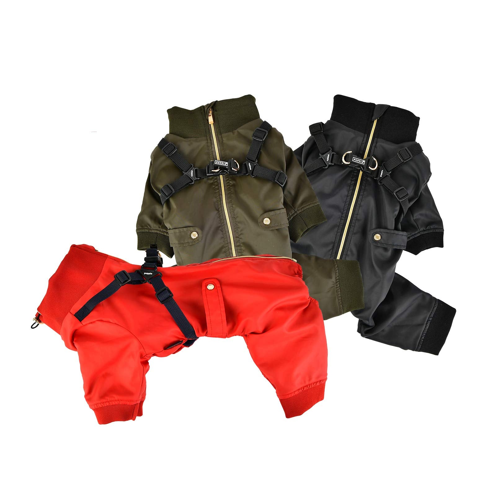 Puppia Garnet Jumpsuit - Red - Small