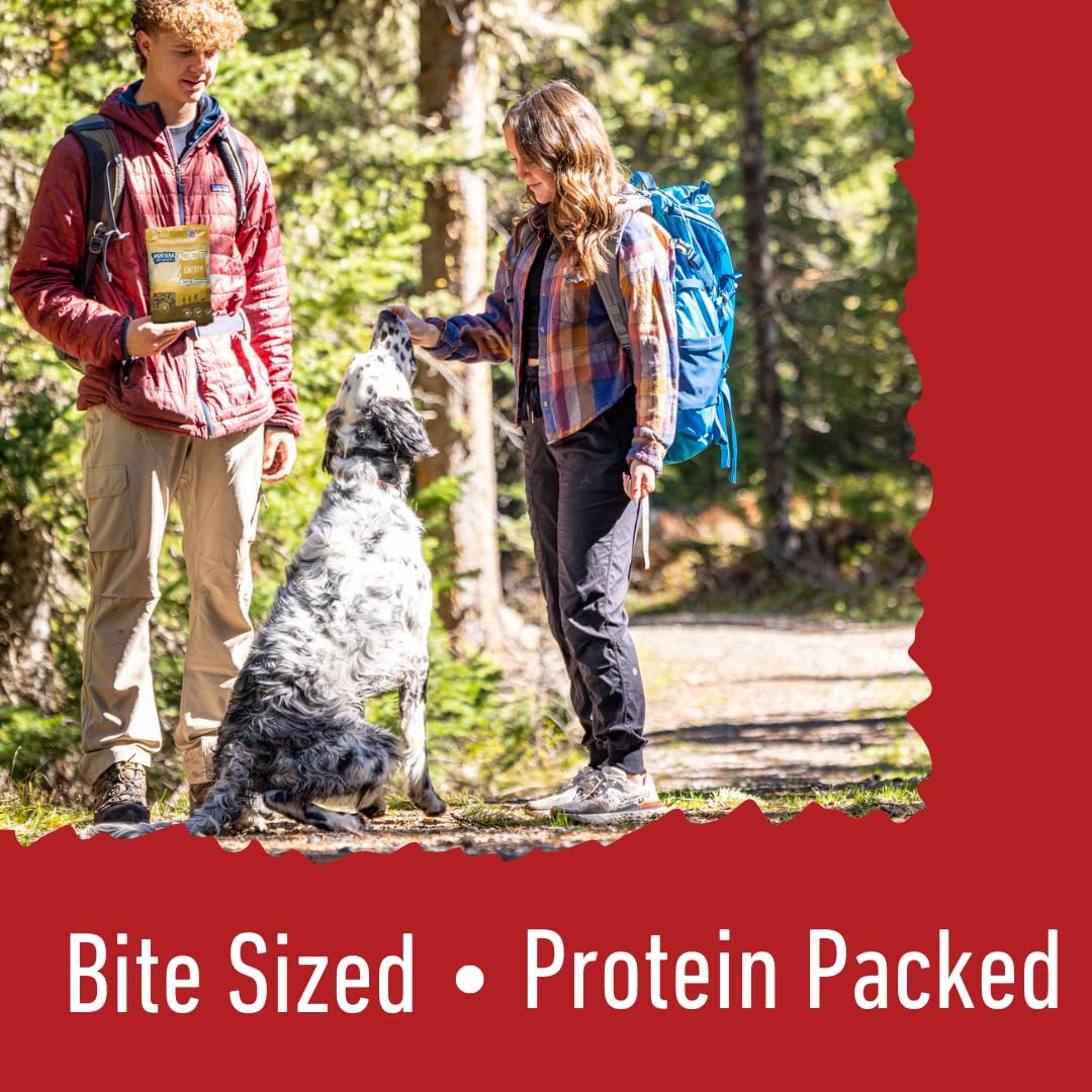 MONTANA DOG FOOD CO. Freeze-Dried Beef Heart Dog Treats (Trail Snacks) - 100% Natural, Single Ingredient, High Protein, Grain-Fr