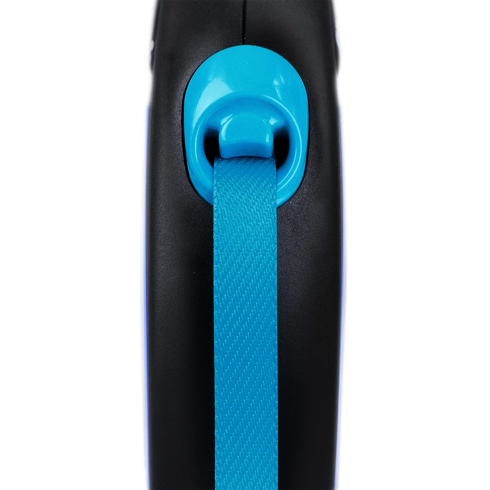 Flexi New Neon Tape Blue Small 5M Retractable Dog Leash/Lead For Dogs Up To 15Kgs/33Lbs