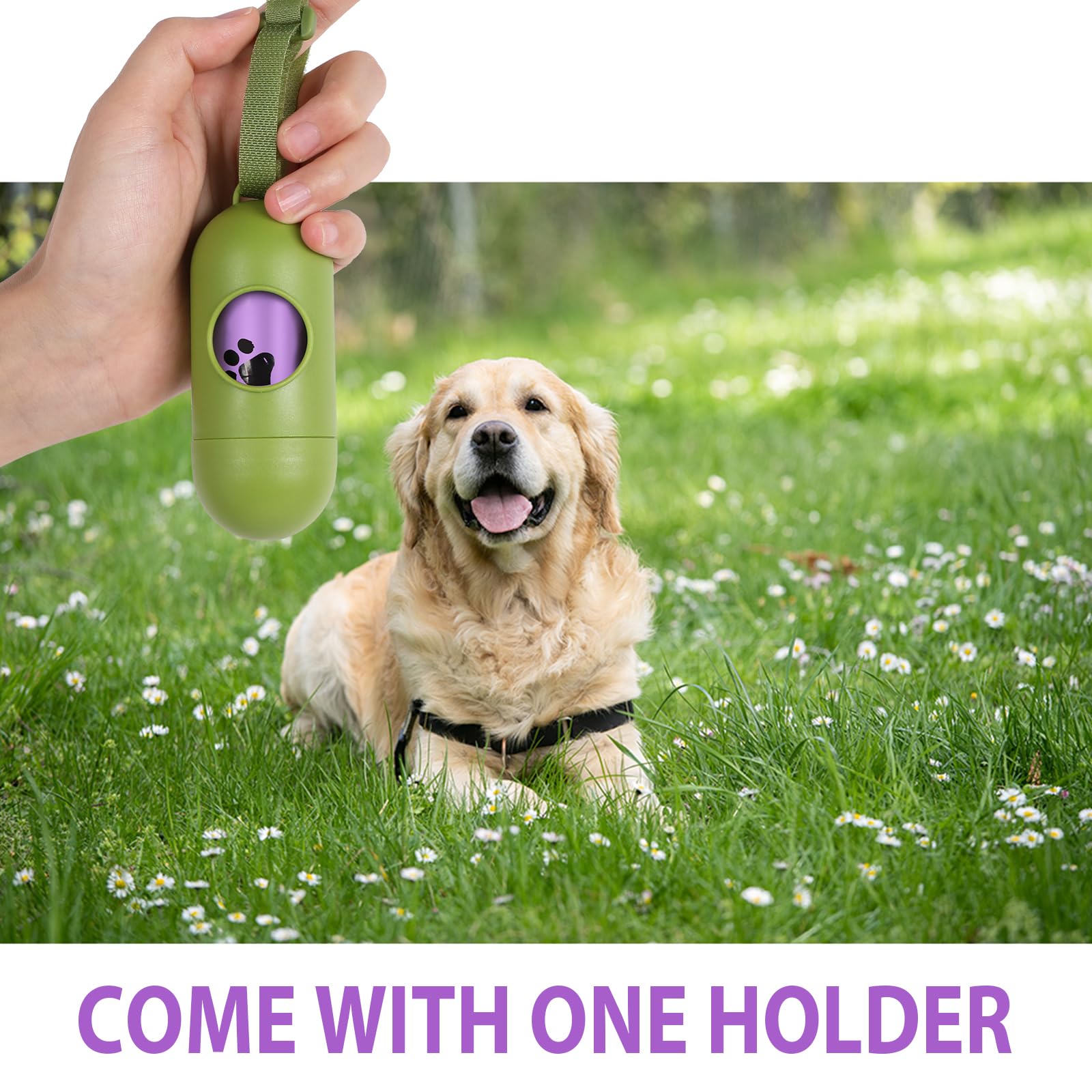 Yingdelai Dog Poop Bag Rolls - 540 Count Dog Waste Bags With Dispenser, Extra Thick Strong Leak Proof Poop Bags For Dogs Doggy |