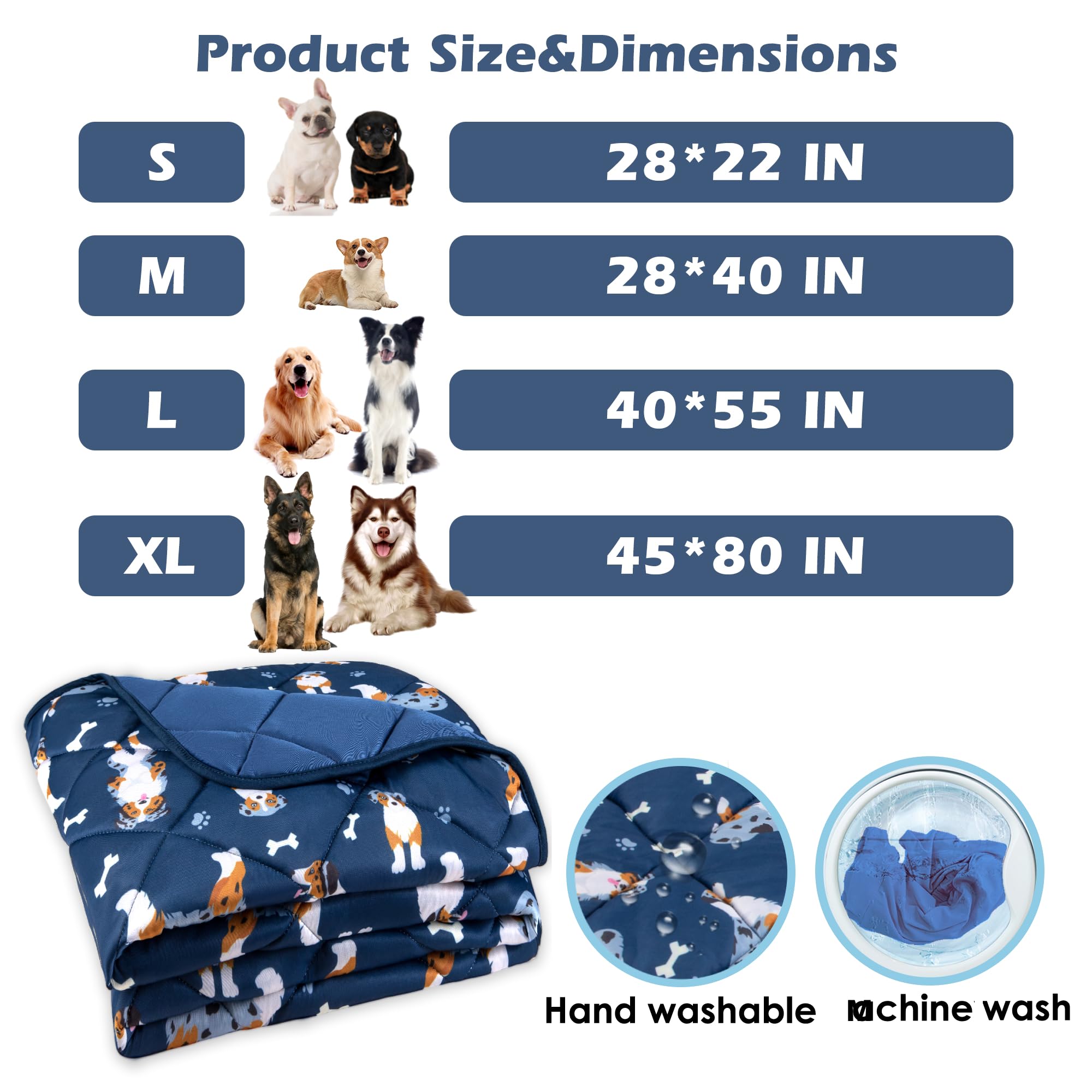 Dog Cooling Mat, Premium Lightweight Pet Cooling Blanket Bed Cover For Dogs, Cat, Puppies | Ice Silk Cooling Pad For Dogs Furnit