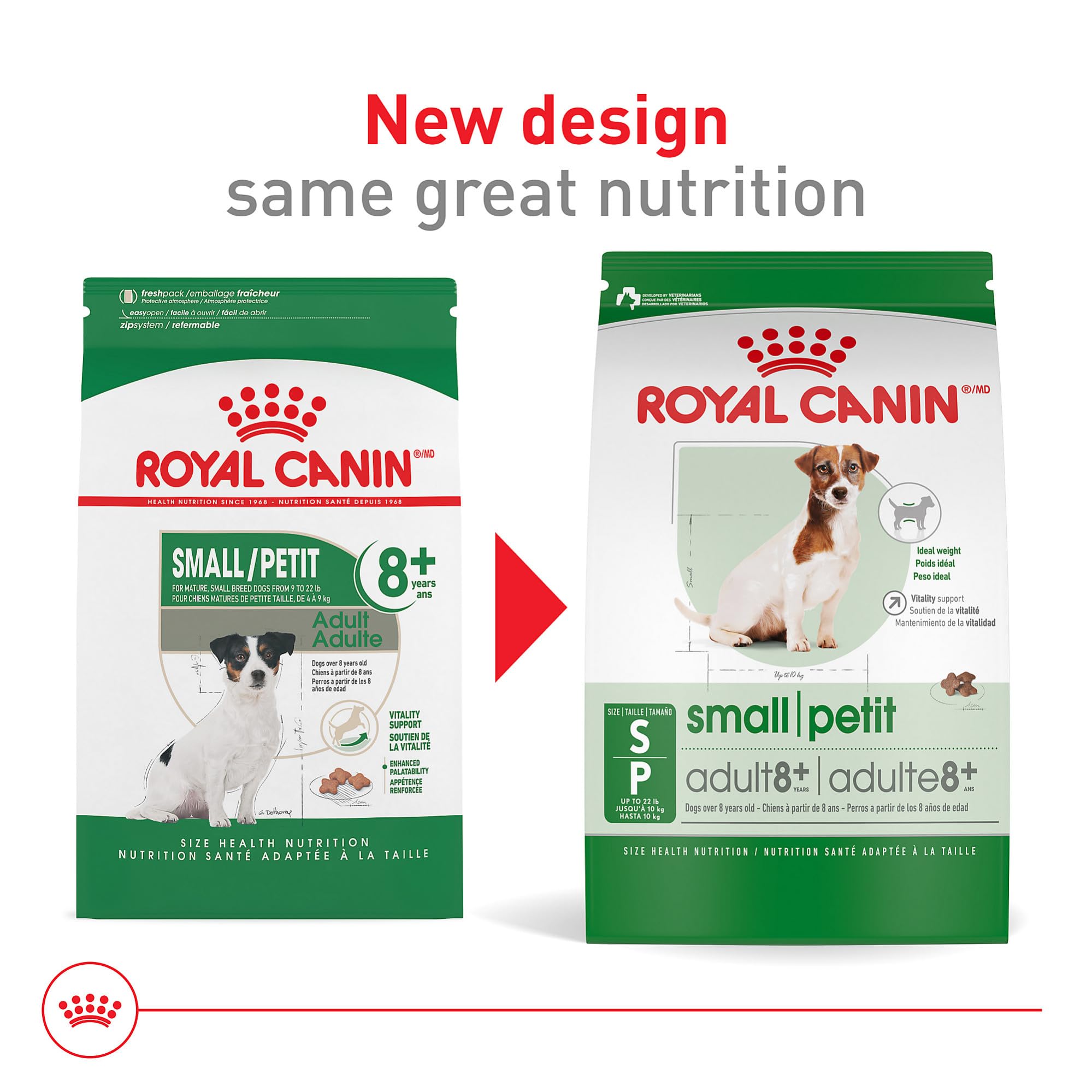 Royal Canin Size Health Nutrition Small Adult 8+ Dry Dog Food, 13 lb bag