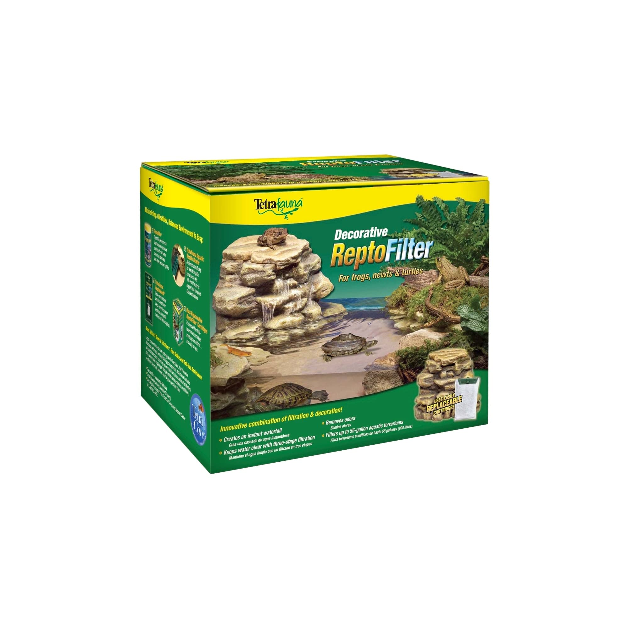 Tetra Decorative ReptoFilter, Terrarium Filtration, Keeps Water Clear