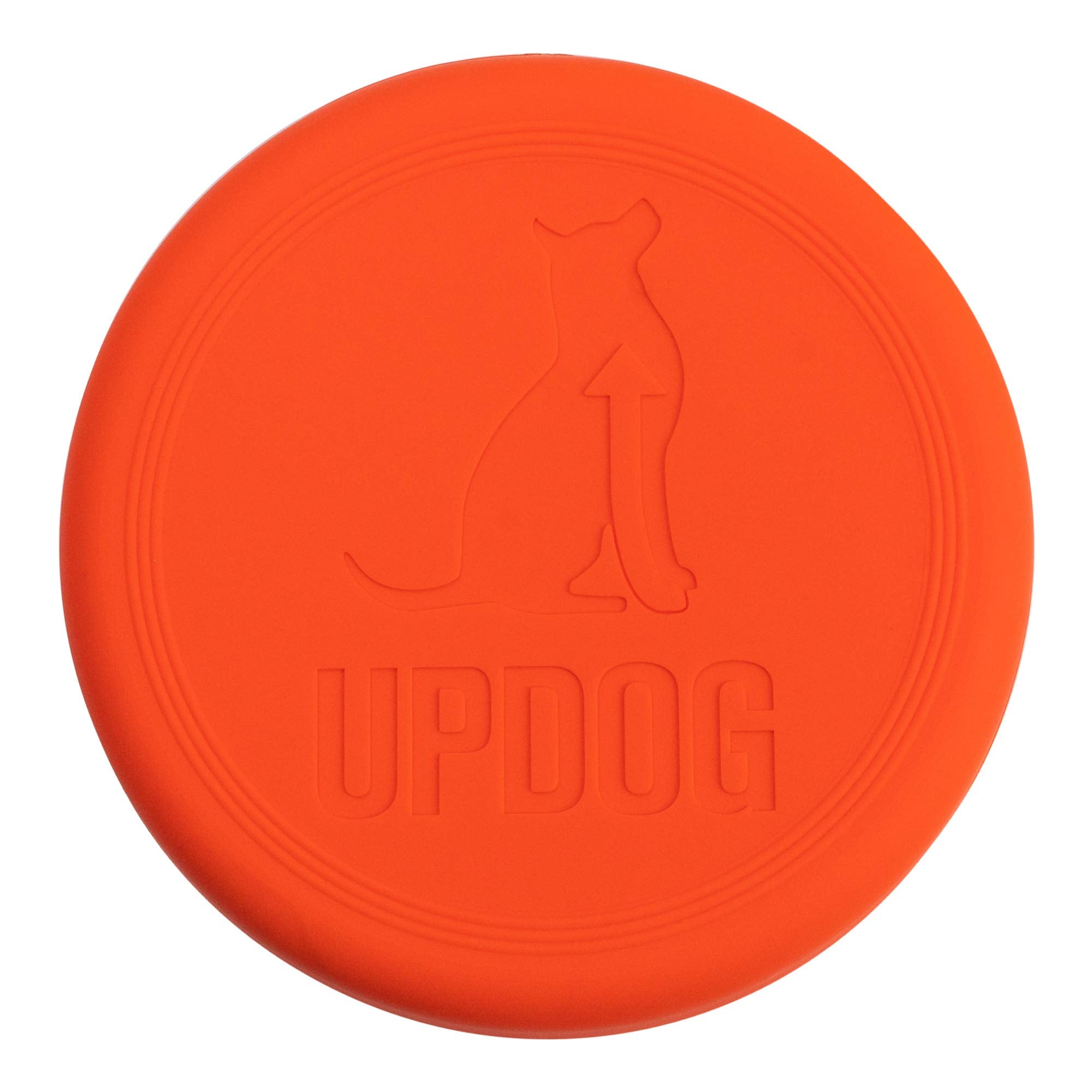 Updog Products 6-Inch Dog Frisbee Small, Lightweight And Durable Frisbee For Dogs Made In Usa Bright Colored Frisbee Dog Toy (Orange)