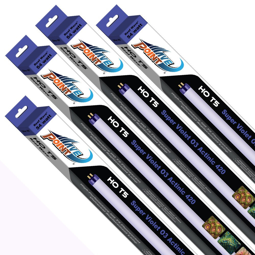 Wave Point 4-Pack Reef Wave Ho T-5 54-Watt Universal Aquarium Lamp
