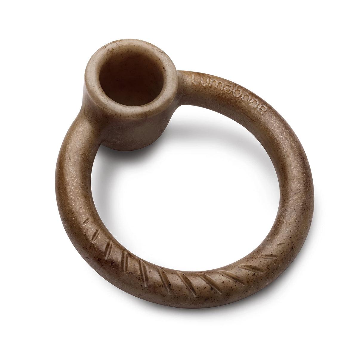 Lumabone Ring Stuffer Durable Chew Toy For Aggressive Chewers, Real Bacon, Made In Usa, Large