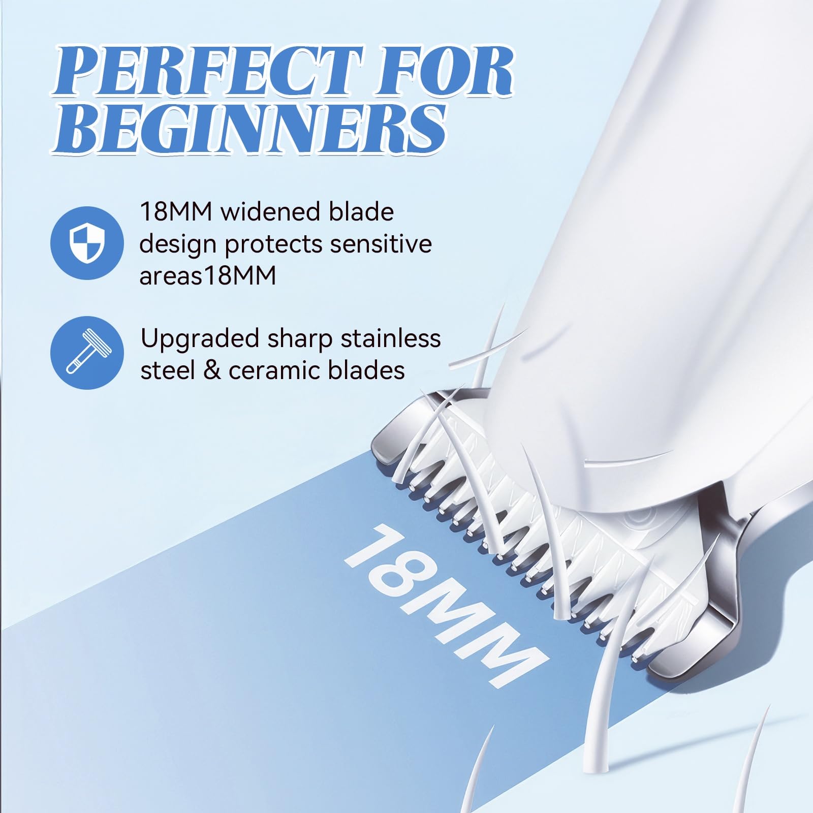 Paw Trimmer For Dogs Electric, Upgraded Pet Paw Trimmer With Led Light, Pet Hair Clippers Rechargeable Low Noise, Grooming Shave